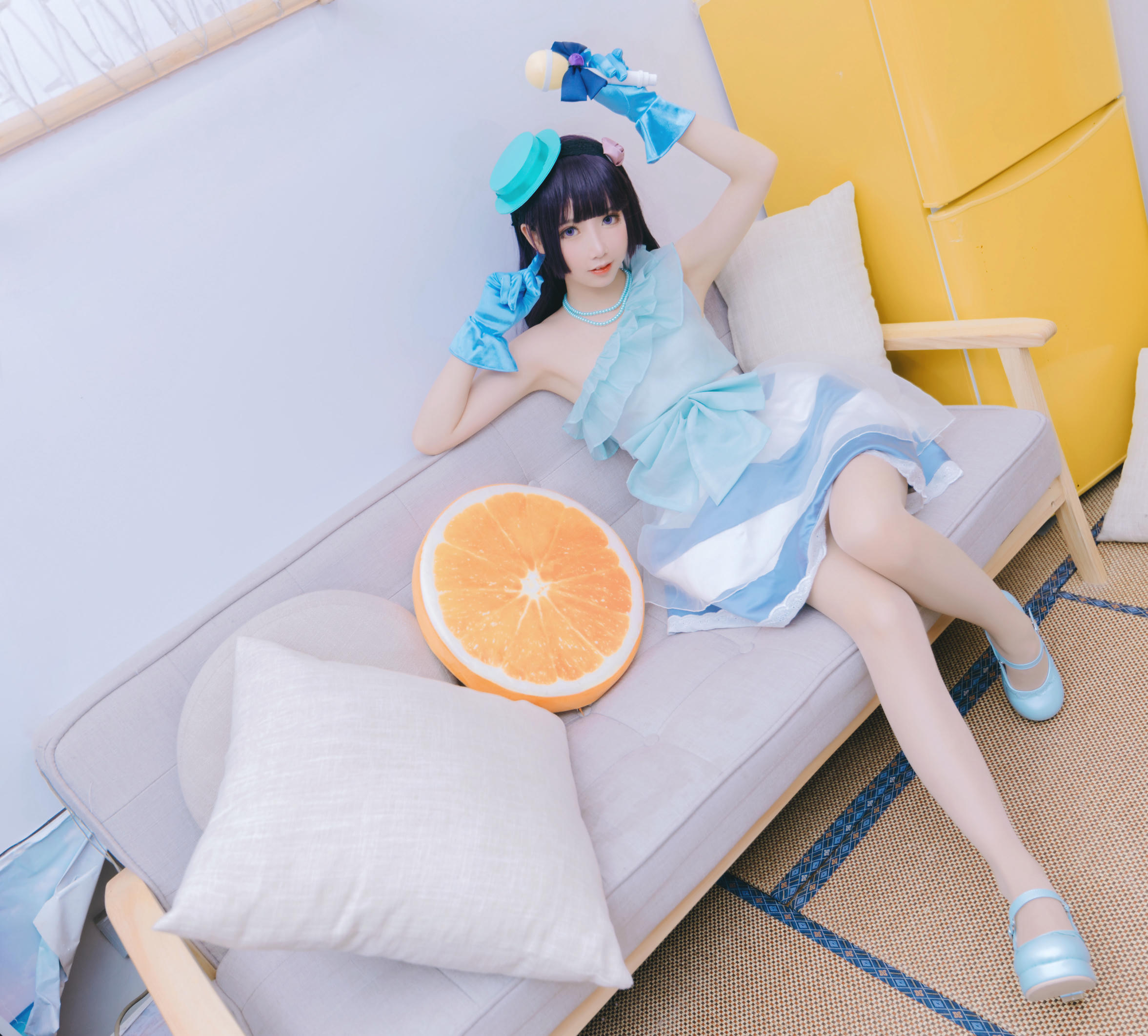 Coser面饼仙儿 NO.026 黑猫打歌服 [12P-128MB]_第1集