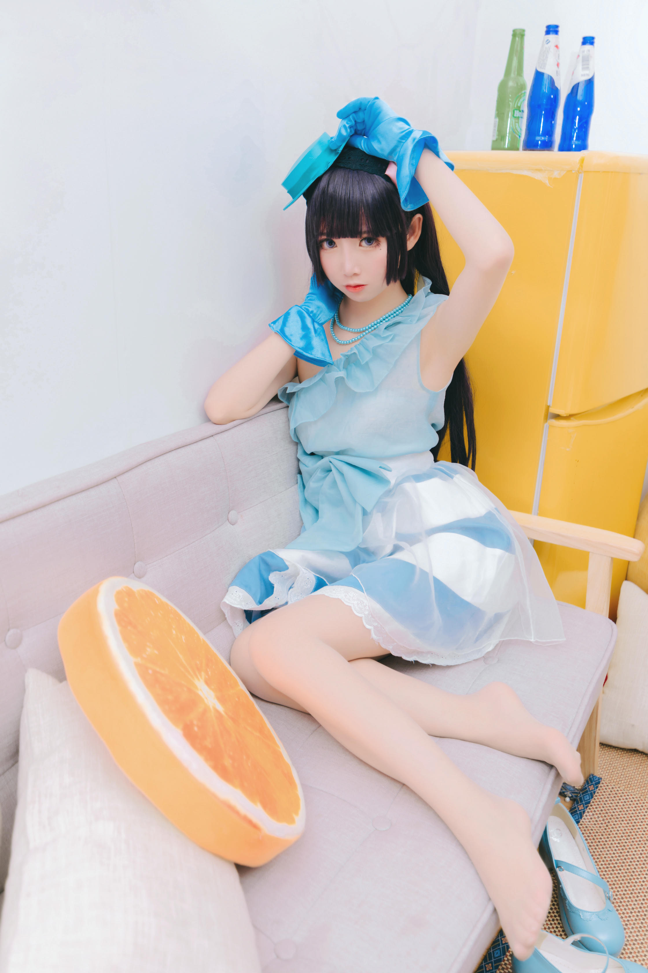 Coser面饼仙儿 NO.026 黑猫打歌服 [12P-128MB]_第1集