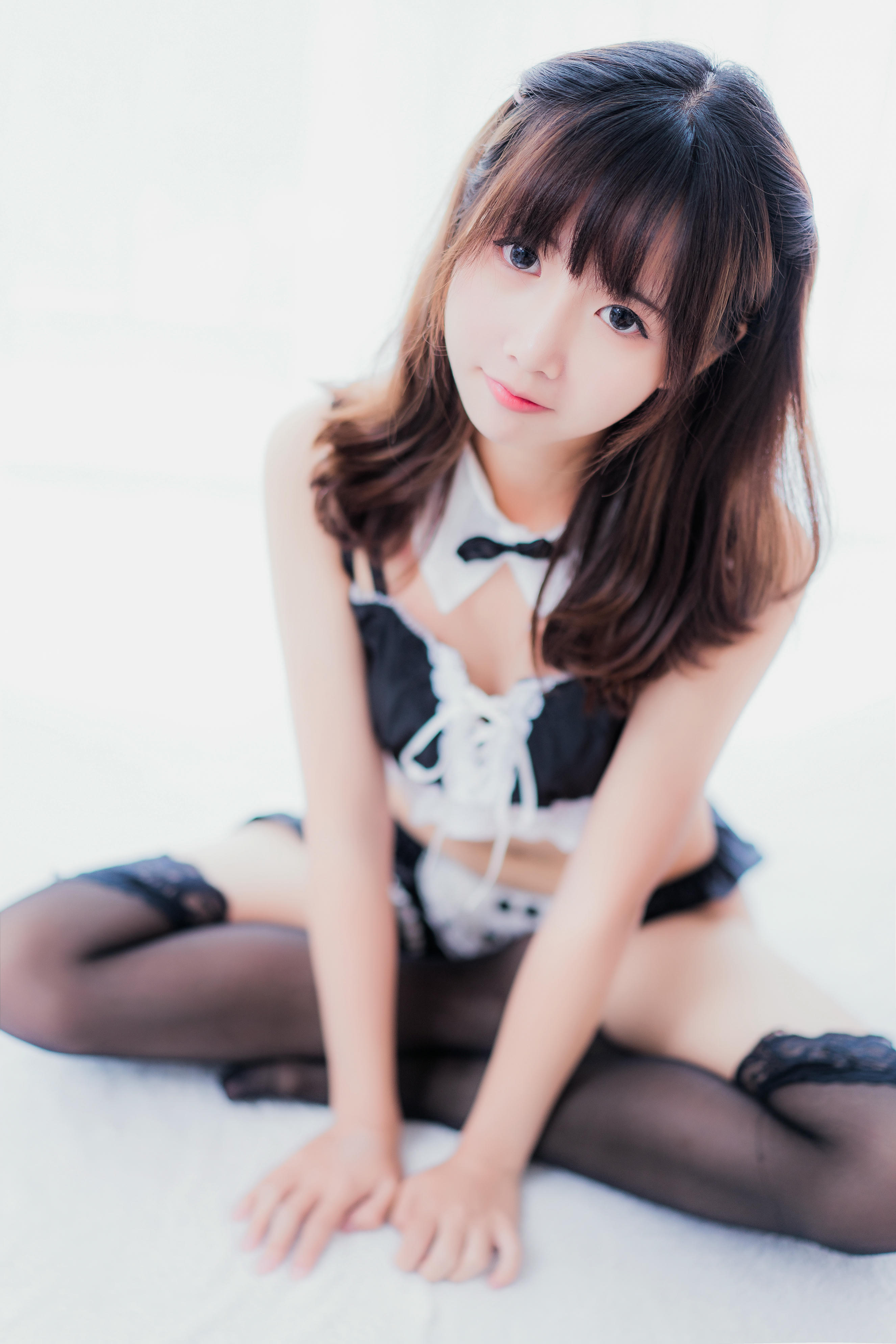 Coser面饼仙儿 NO.004 黑丝女仆私房 [25P1V-544MB]_第1集