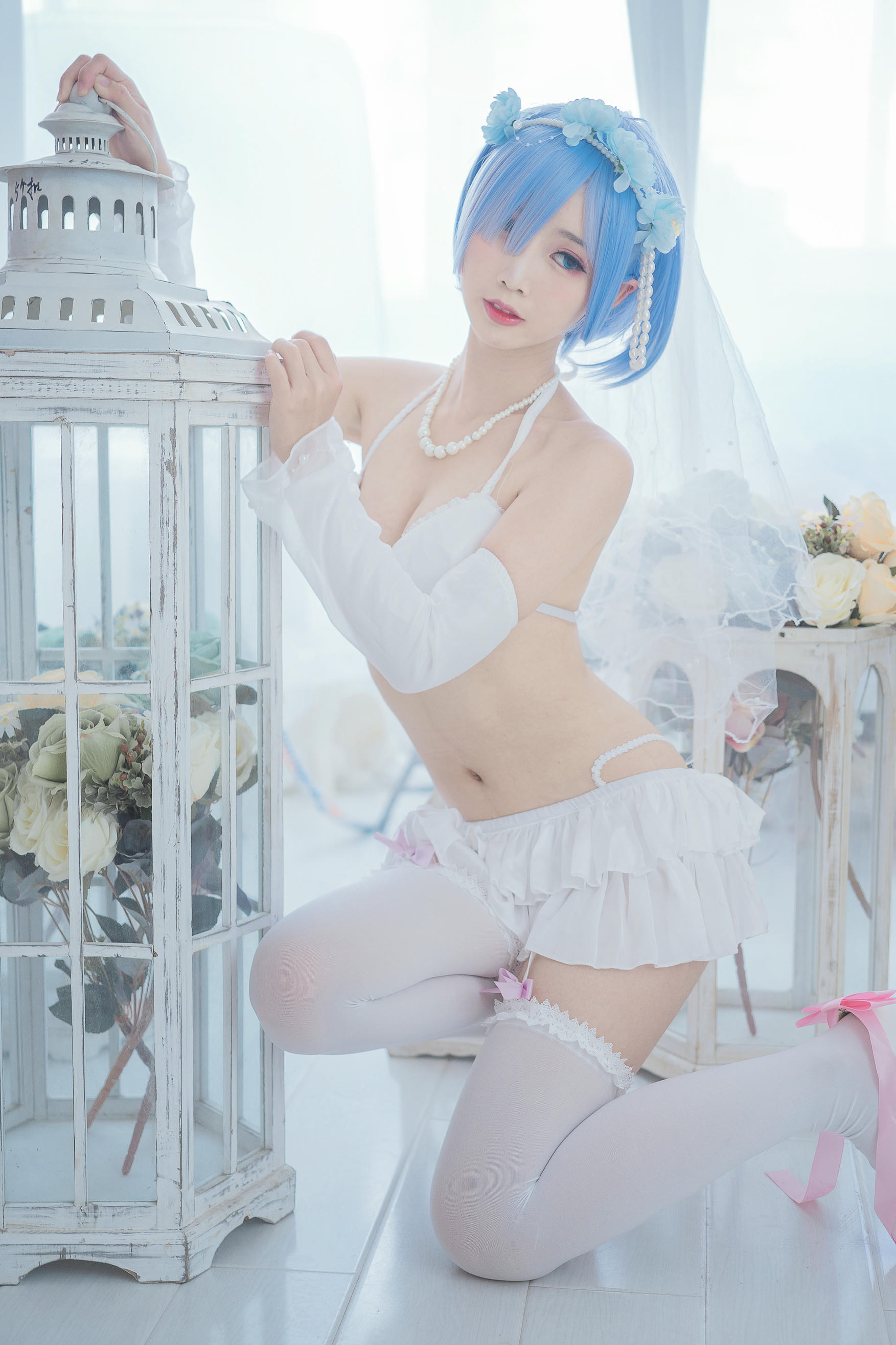 Coser面饼仙儿 NO.044 花嫁蕾姆 [28P-186MB]_第1集