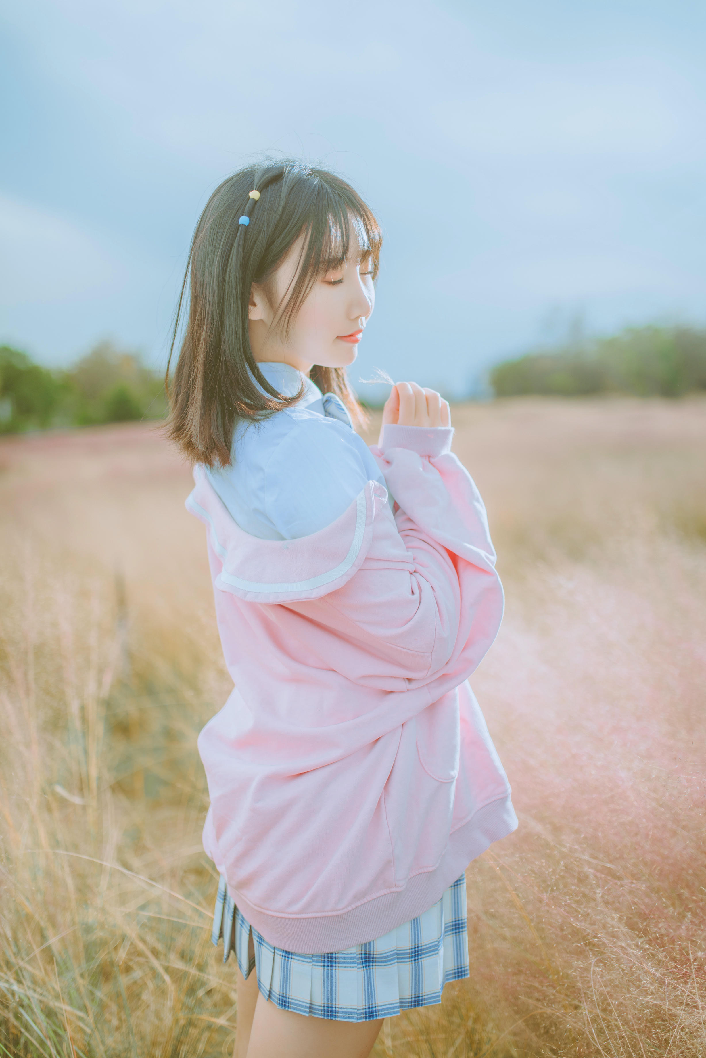 Coser面饼仙儿 NO.068 粉黛草JK [19P-385MB]_第1集