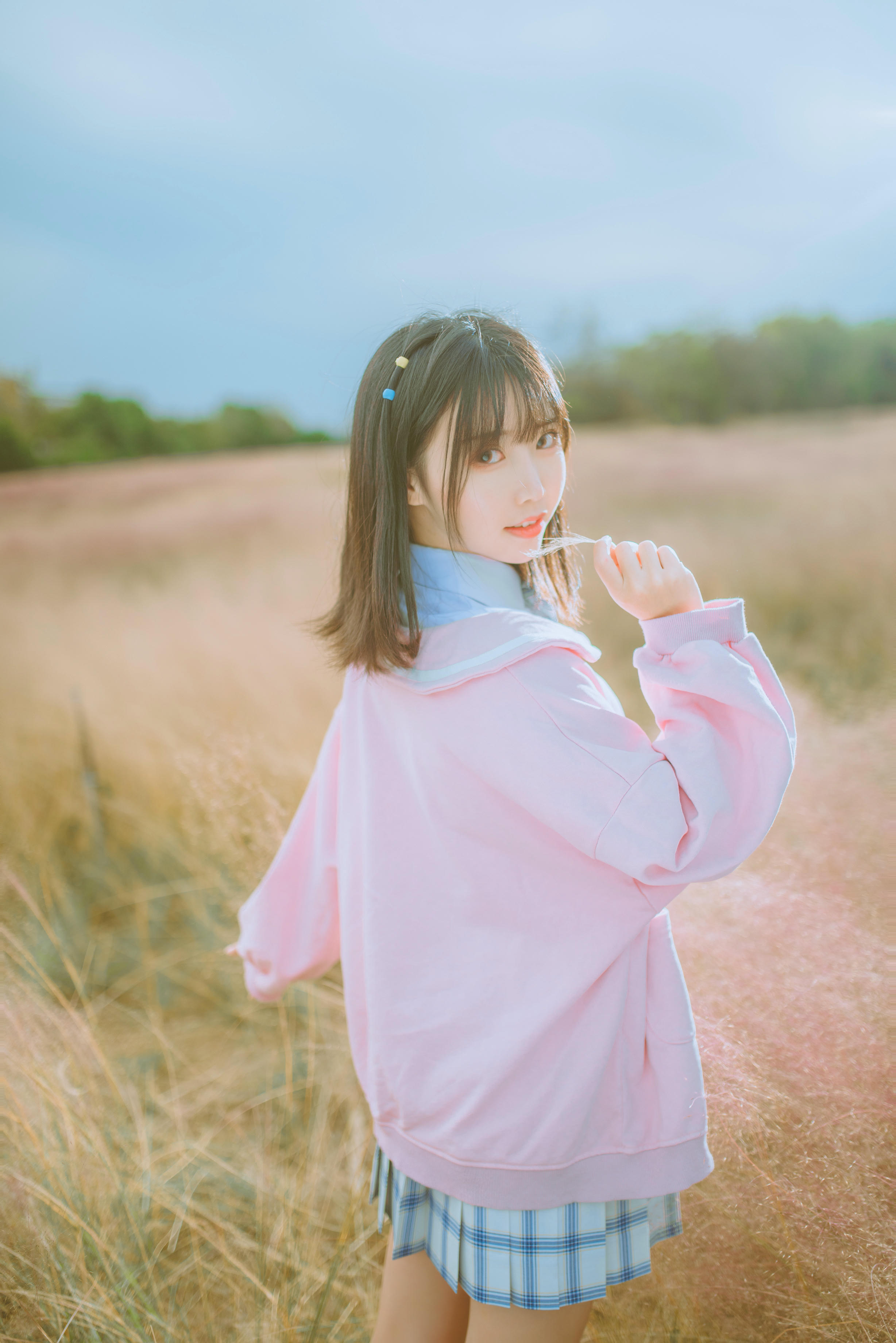 Coser面饼仙儿 NO.068 粉黛草JK [19P-385MB]_第1集