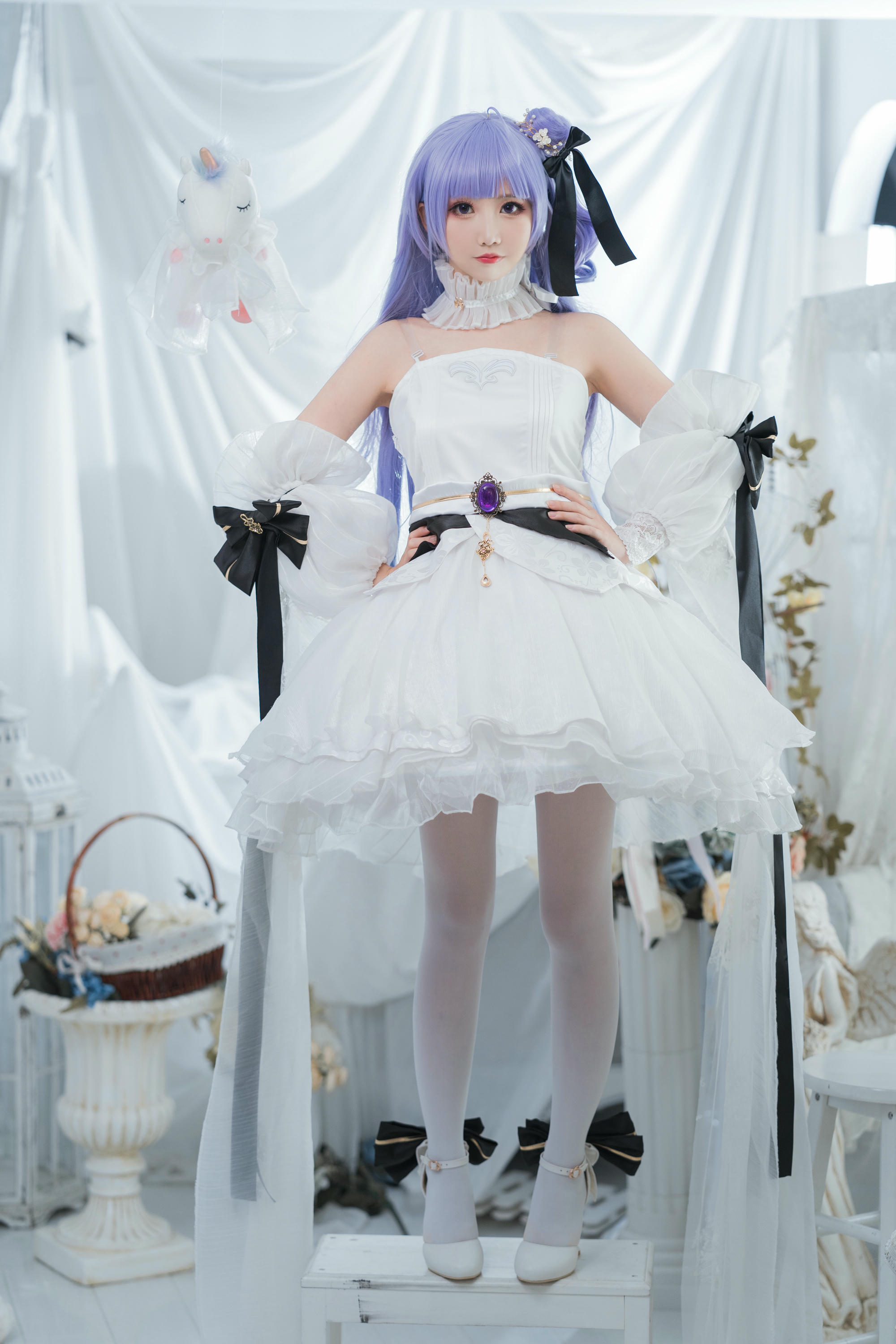 Coser面饼仙儿 NO.087 独角兽婚纱 [14P-129MB]_第1集