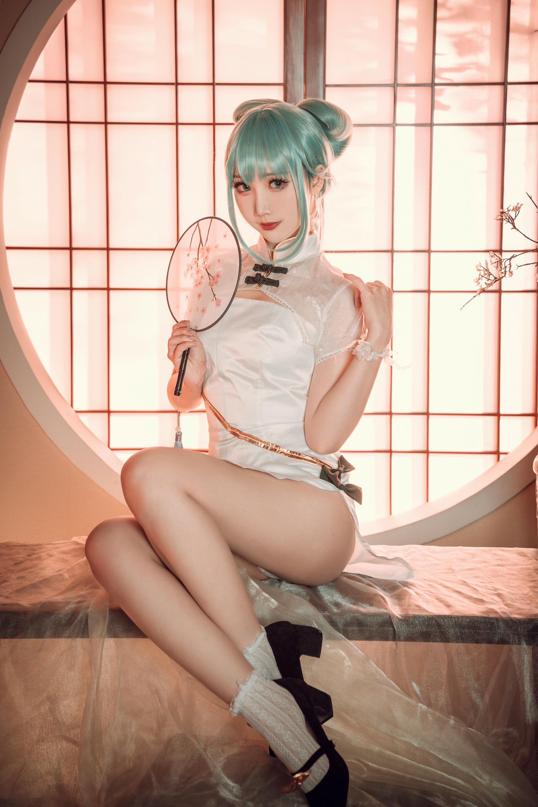 Coser面饼仙儿 NO.096 初音旗袍 [28P-514MB]_第1集