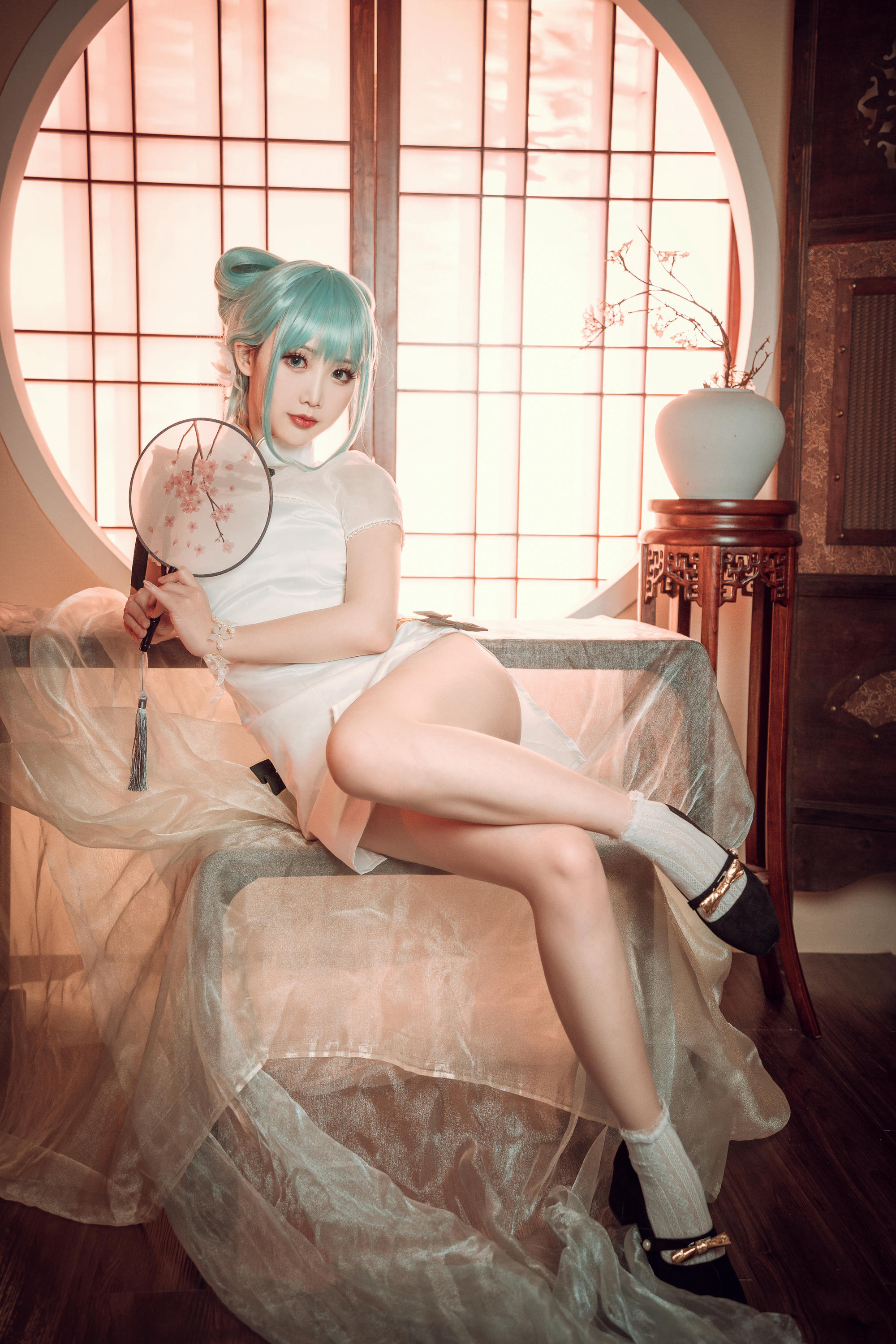 Coser面饼仙儿 NO.096 初音旗袍 [28P-514MB]_第2集