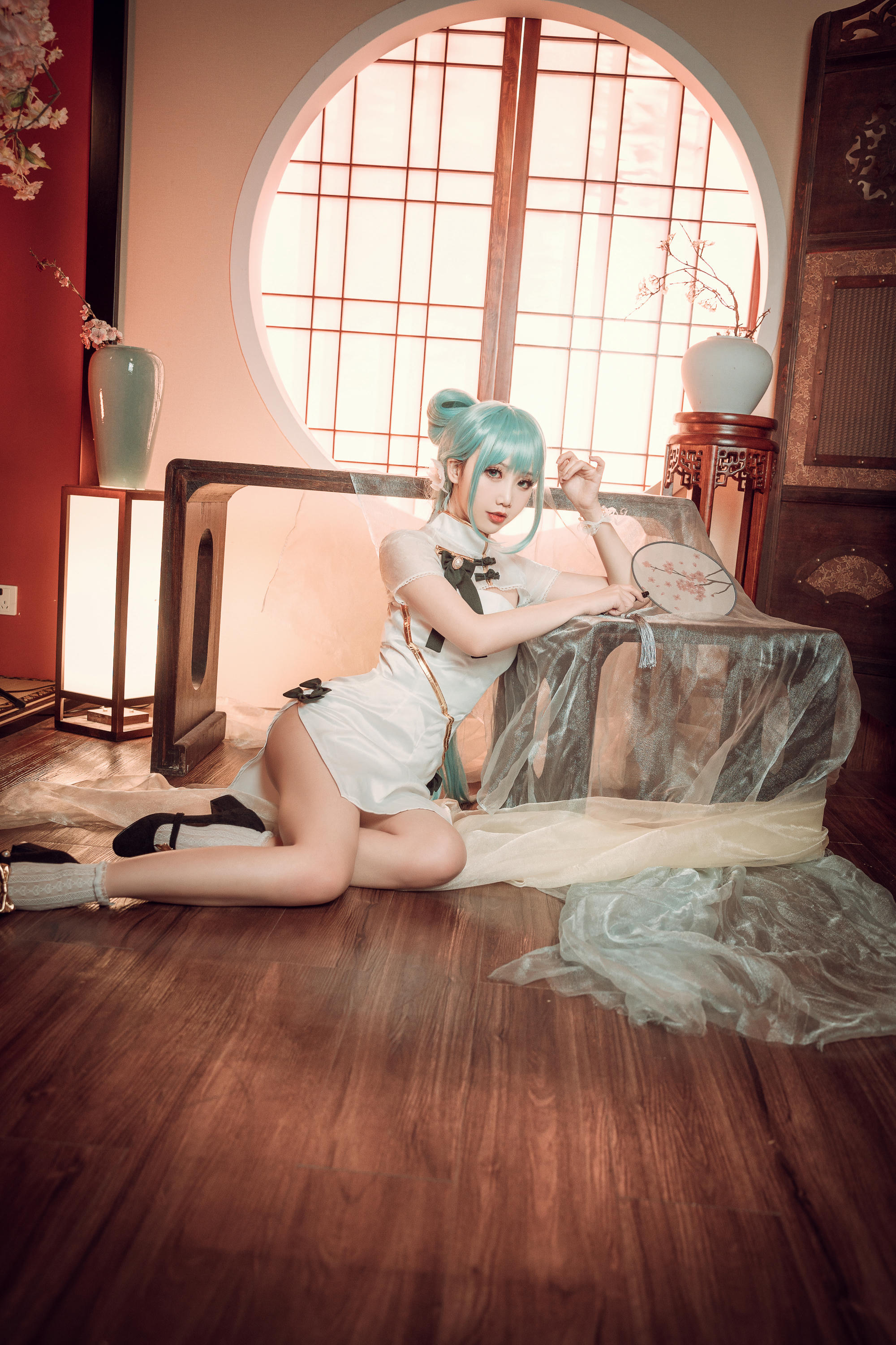 Coser面饼仙儿 NO.096 初音旗袍 [28P-514MB]_第2集