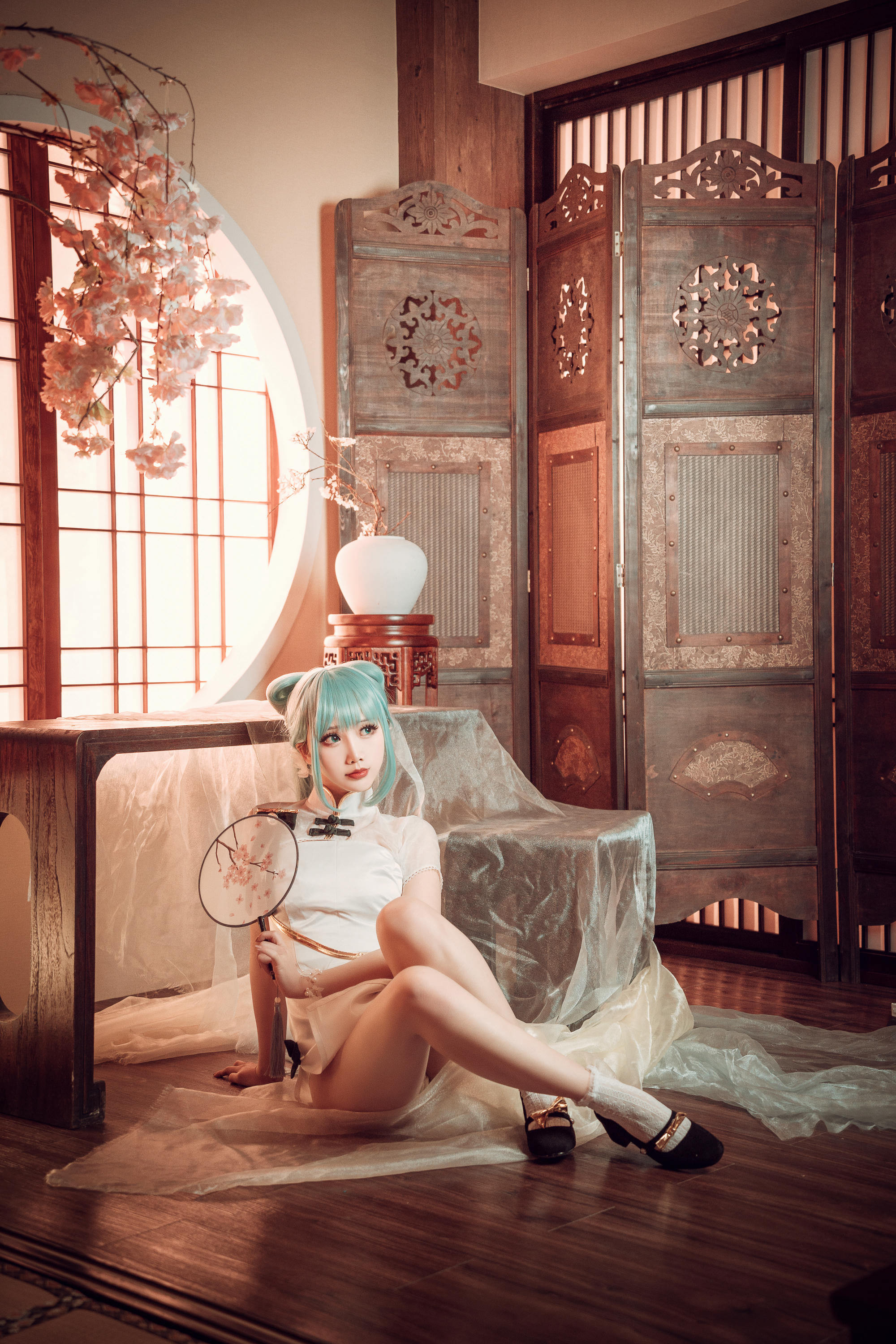 Coser面饼仙儿 NO.096 初音旗袍 [28P-514MB]_第2集