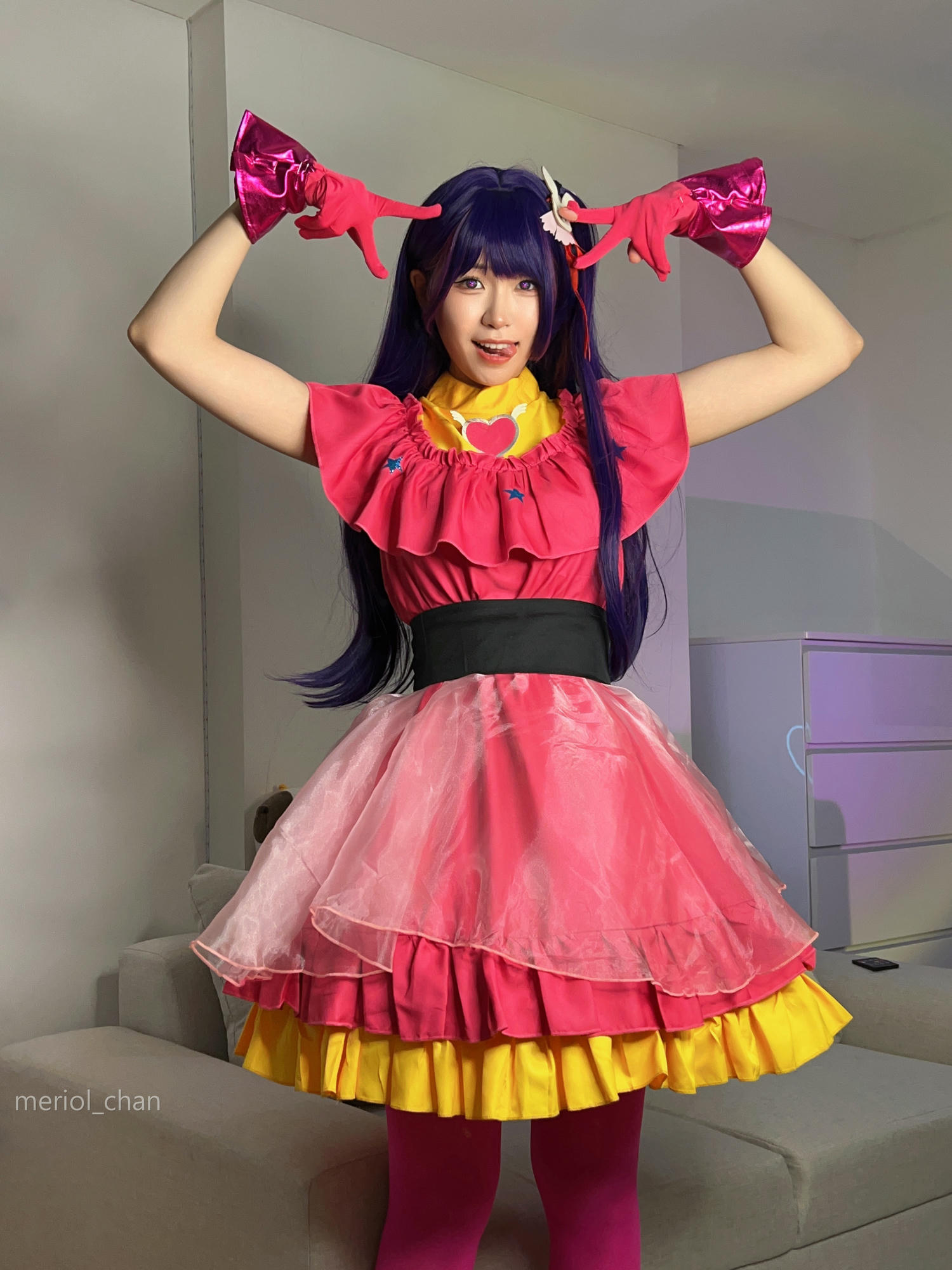新加波网红美女-Meriol Chan NO.009 Oshi NO Ko Ai HoshiNO [57P+4V-557MB]-Hoshino Ai Normal Ver_第1集