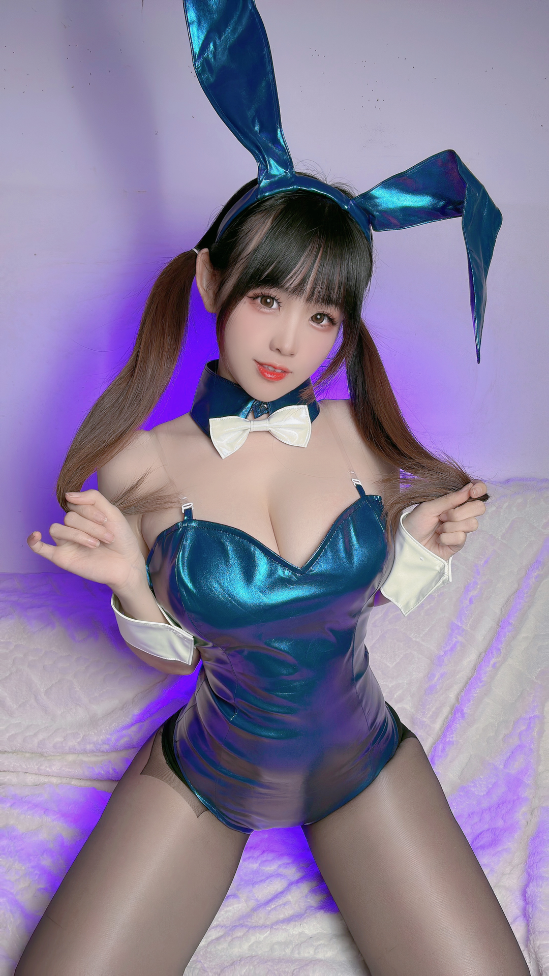 miko酱ww NO.083 2024年01月订阅 (16套)[142P-1.62G]-蓝色兔女郎 [8P]_第1集