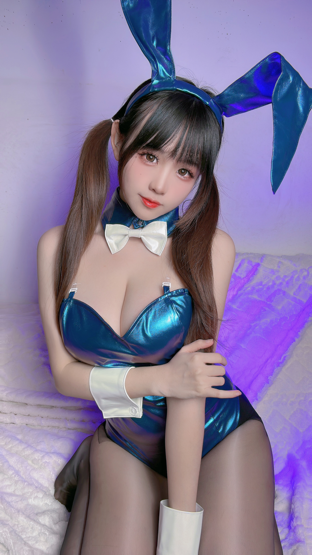 miko酱ww NO.083 2024年01月订阅 (16套)[142P-1.62G]-蓝色兔女郎 [8P]_第1集
