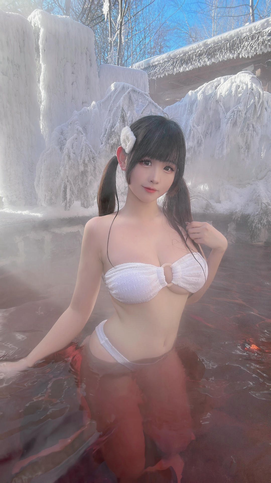 miko酱ww NO.019 mikoの雪地温泉 [36P3V 746MB]_第1集