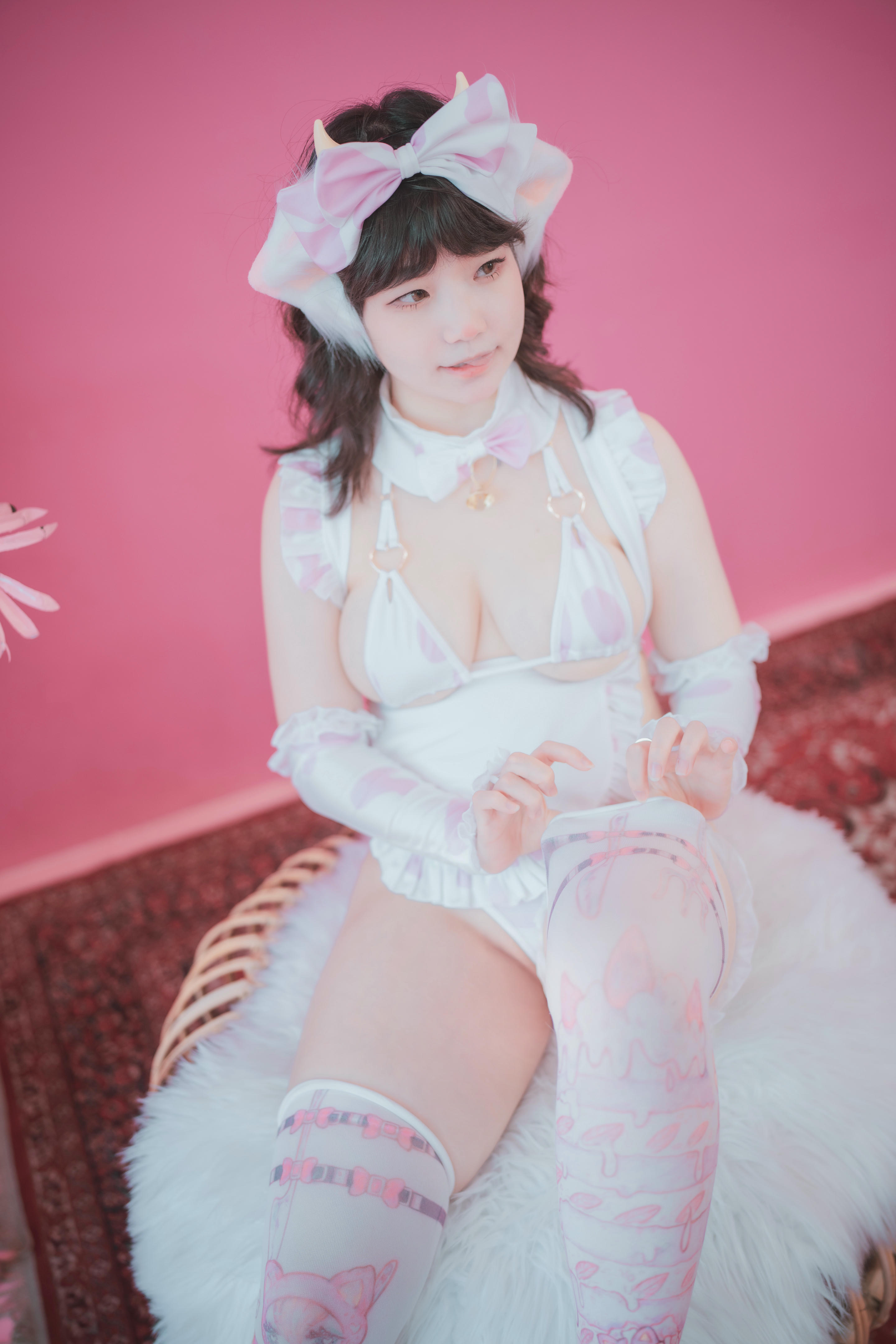 韩国美女-DJAWA Photo Vol.0228 - Mimmi (밈미) - Cream Cow Milk [106P 1.54GB]_第3集