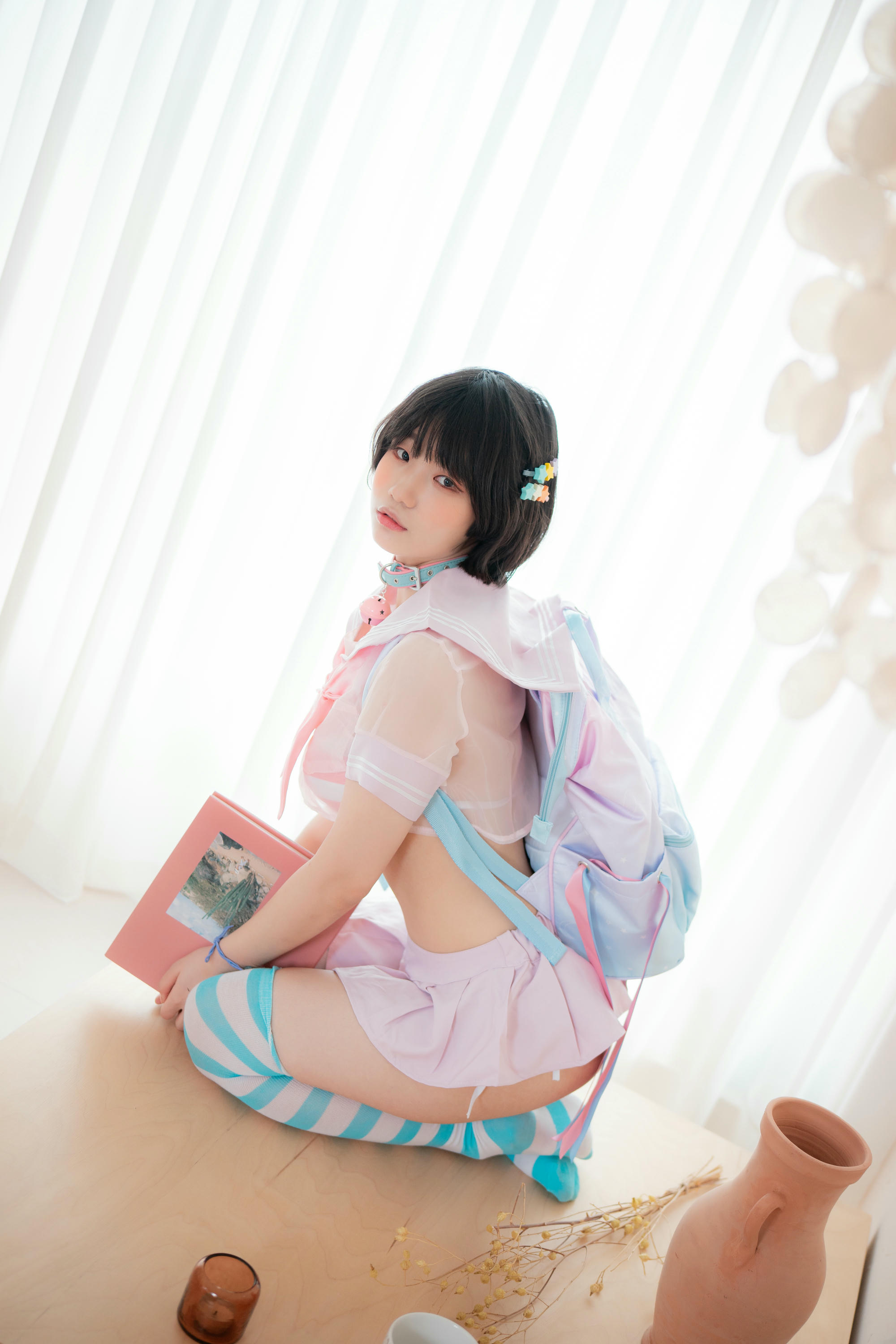 韩国美女-Mimmi NO.002 [CREAMSODA] Belt choker_第1集
