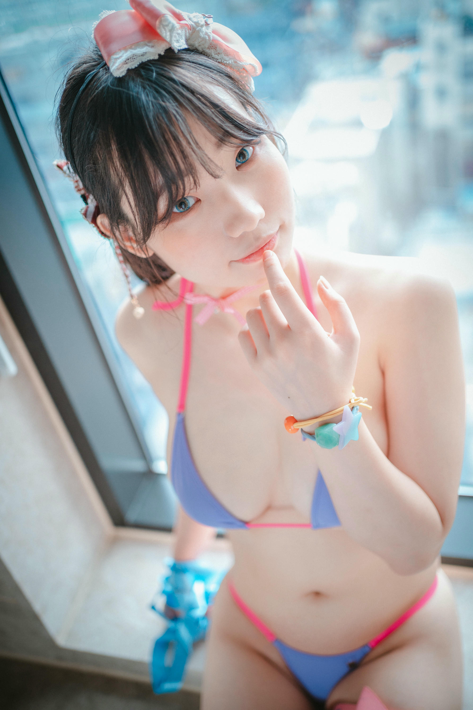 韩国美女-Mimmi NO.008 [DJAWA] Mochilero en Violeta_第3集