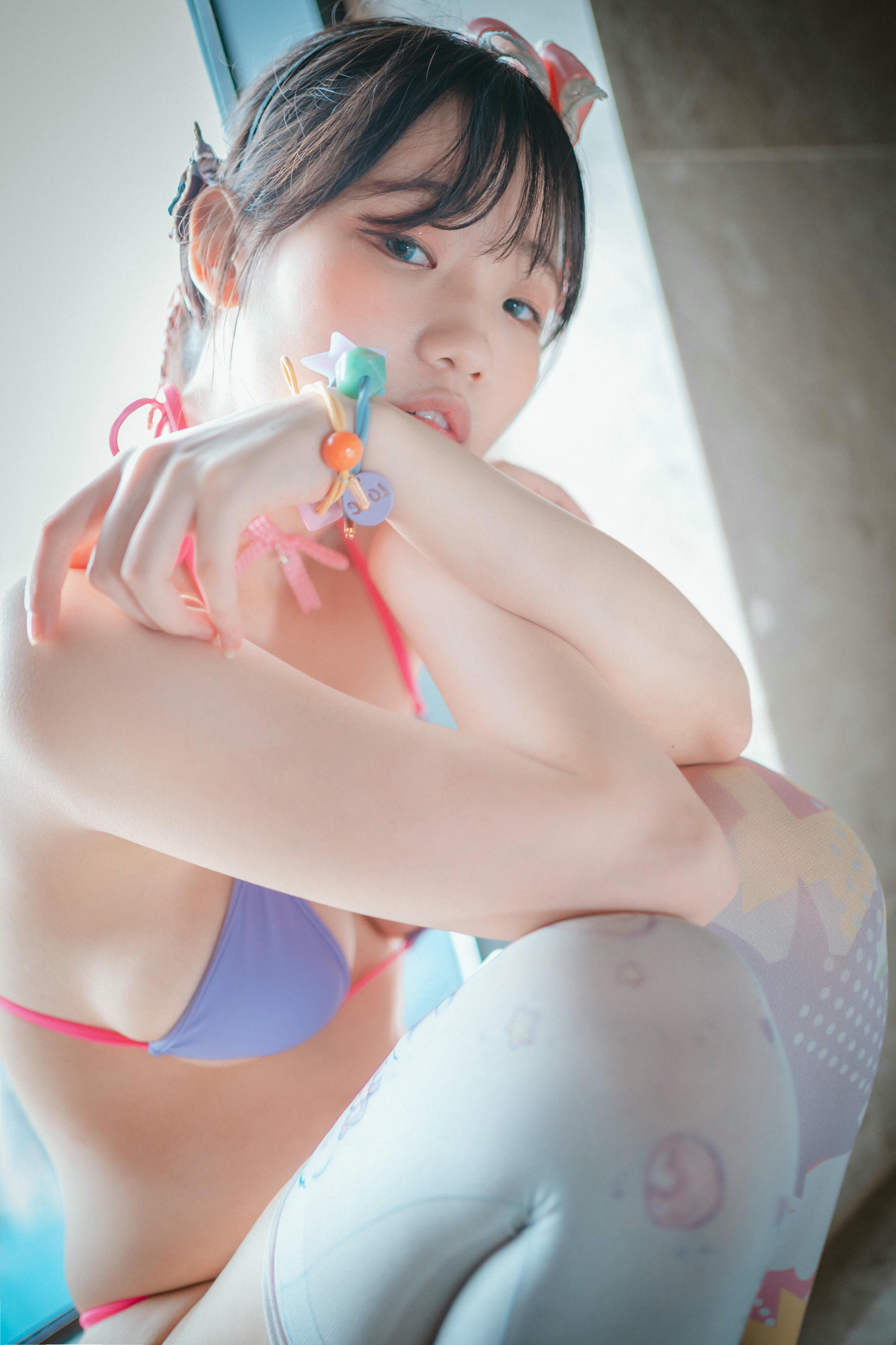 韩国美女-Mimmi NO.008 [DJAWA] Mochilero en Violeta_第3集