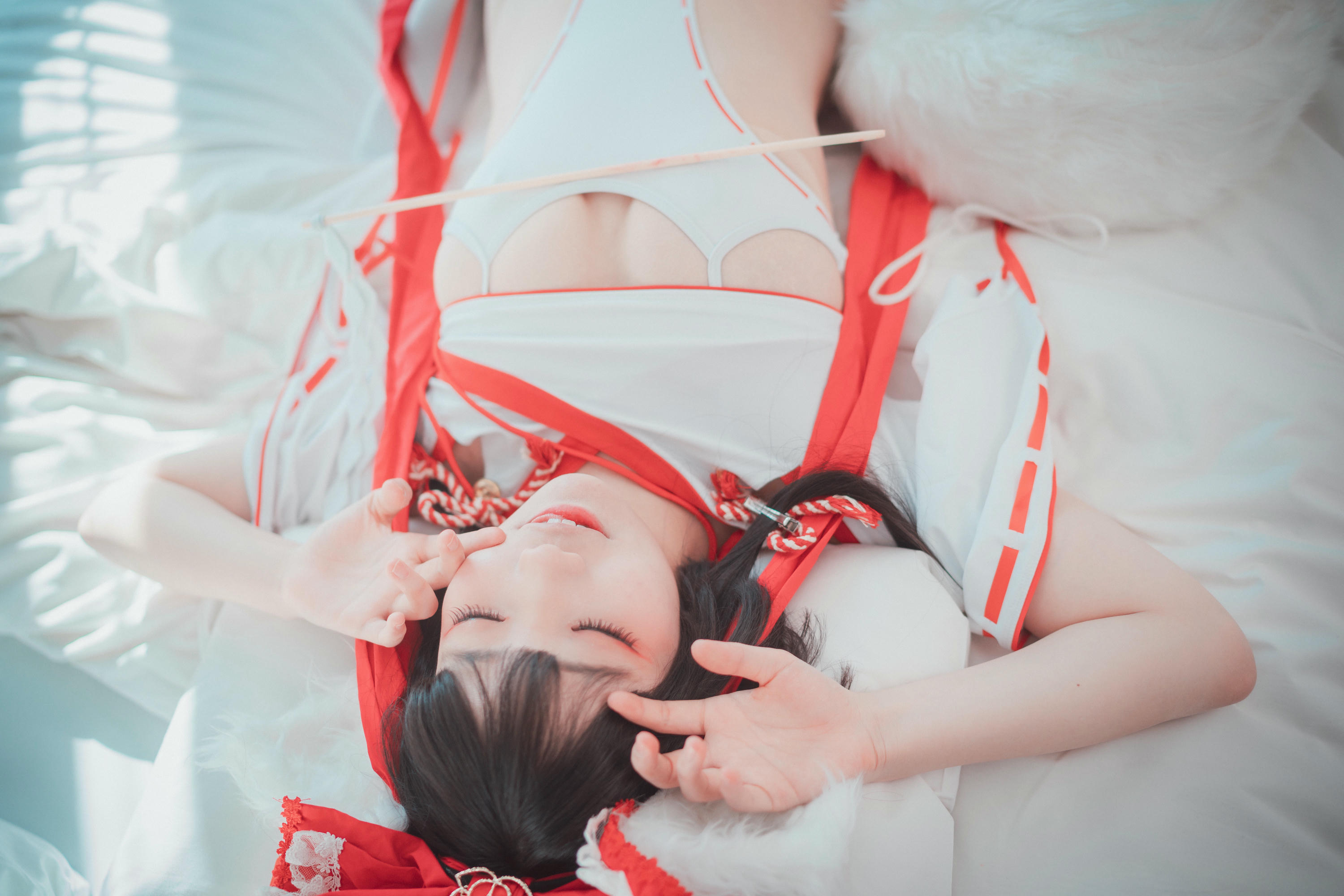 韩国美女-Mimmi NO.038 (밈미) DJAWA Photo Kitsune Miko Ver B[93P-807.4M]_第2集
