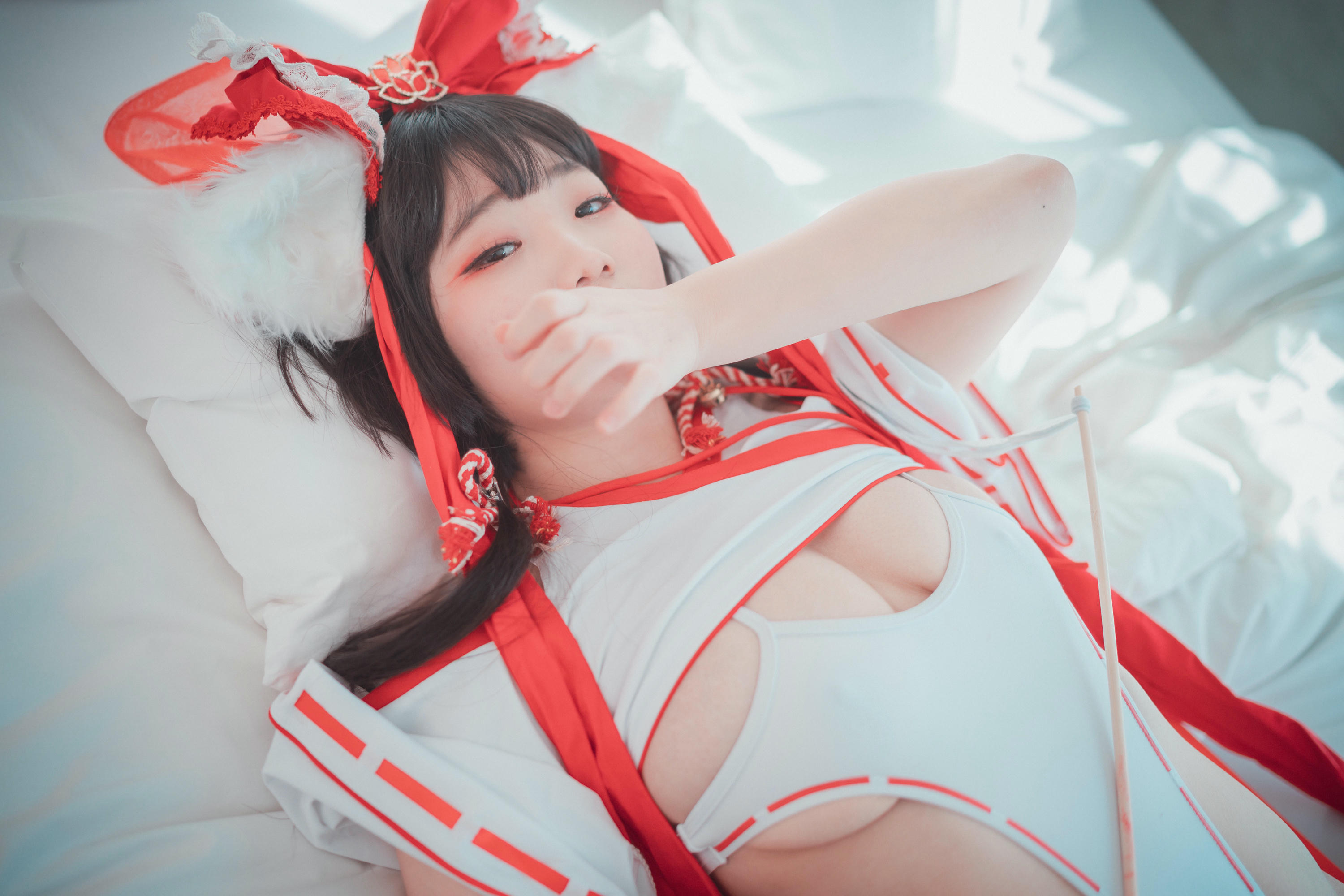 韩国美女-Mimmi NO.038 (밈미) DJAWA Photo Kitsune Miko Ver B[93P-807.4M]_第2集