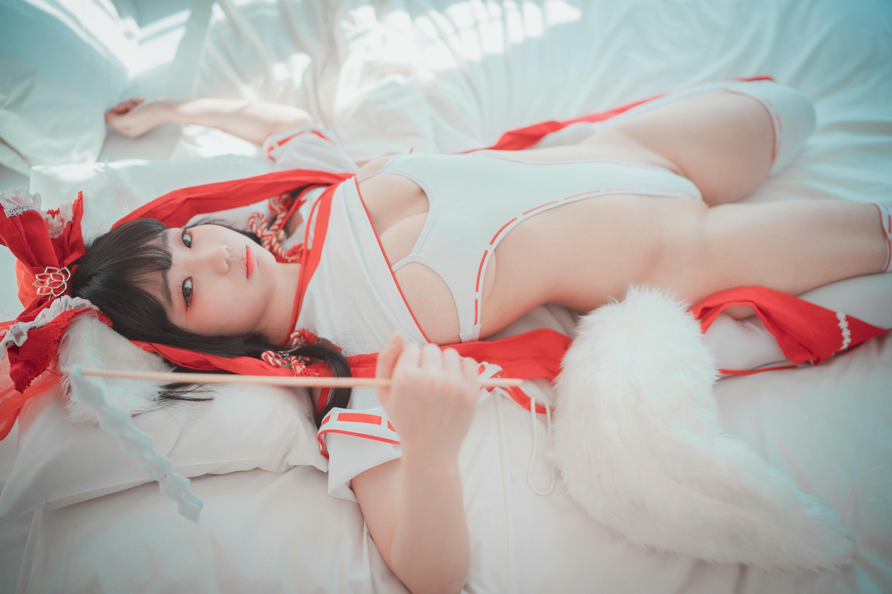 韩国美女-Mimmi NO.038 (밈미) DJAWA Photo Kitsune Miko Ver B[93P-807.4M]_第2集