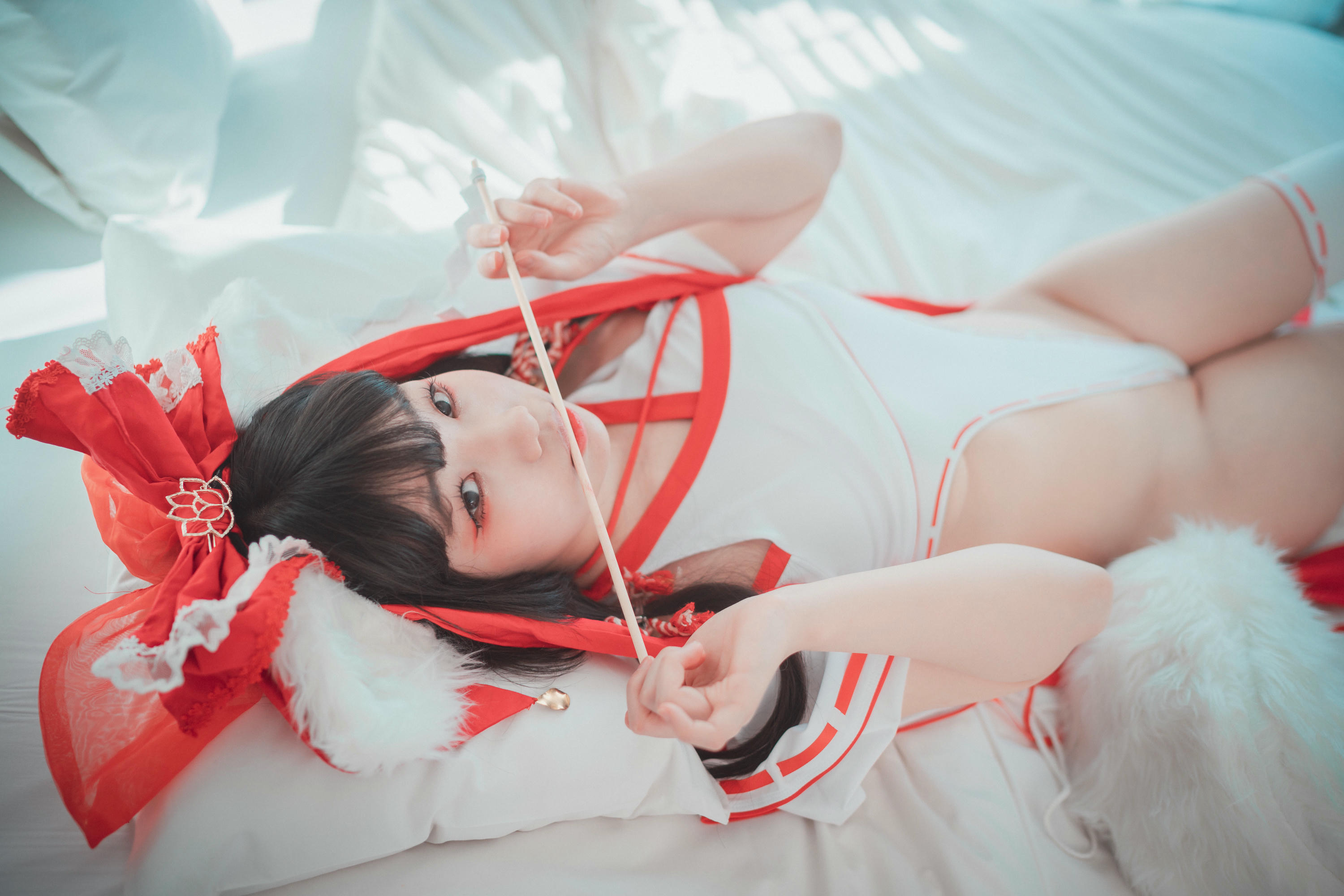 韩国美女-Mimmi NO.038 (밈미) DJAWA Photo Kitsune Miko Ver B[93P-807.4M]_第2集