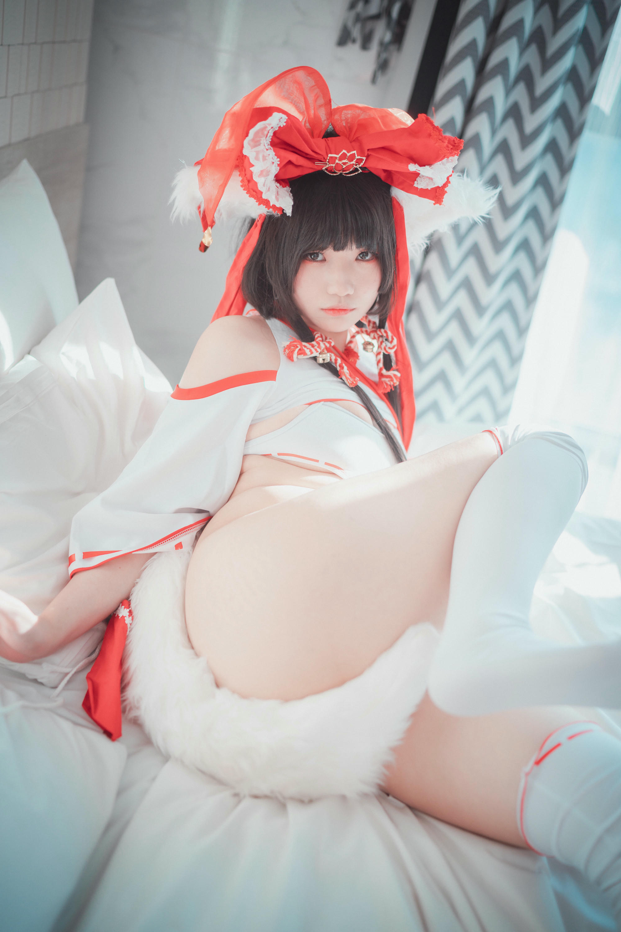 韩国美女-Mimmi NO.038 (밈미) DJAWA Photo Kitsune Miko Ver B[93P-807.4M]_第2集
