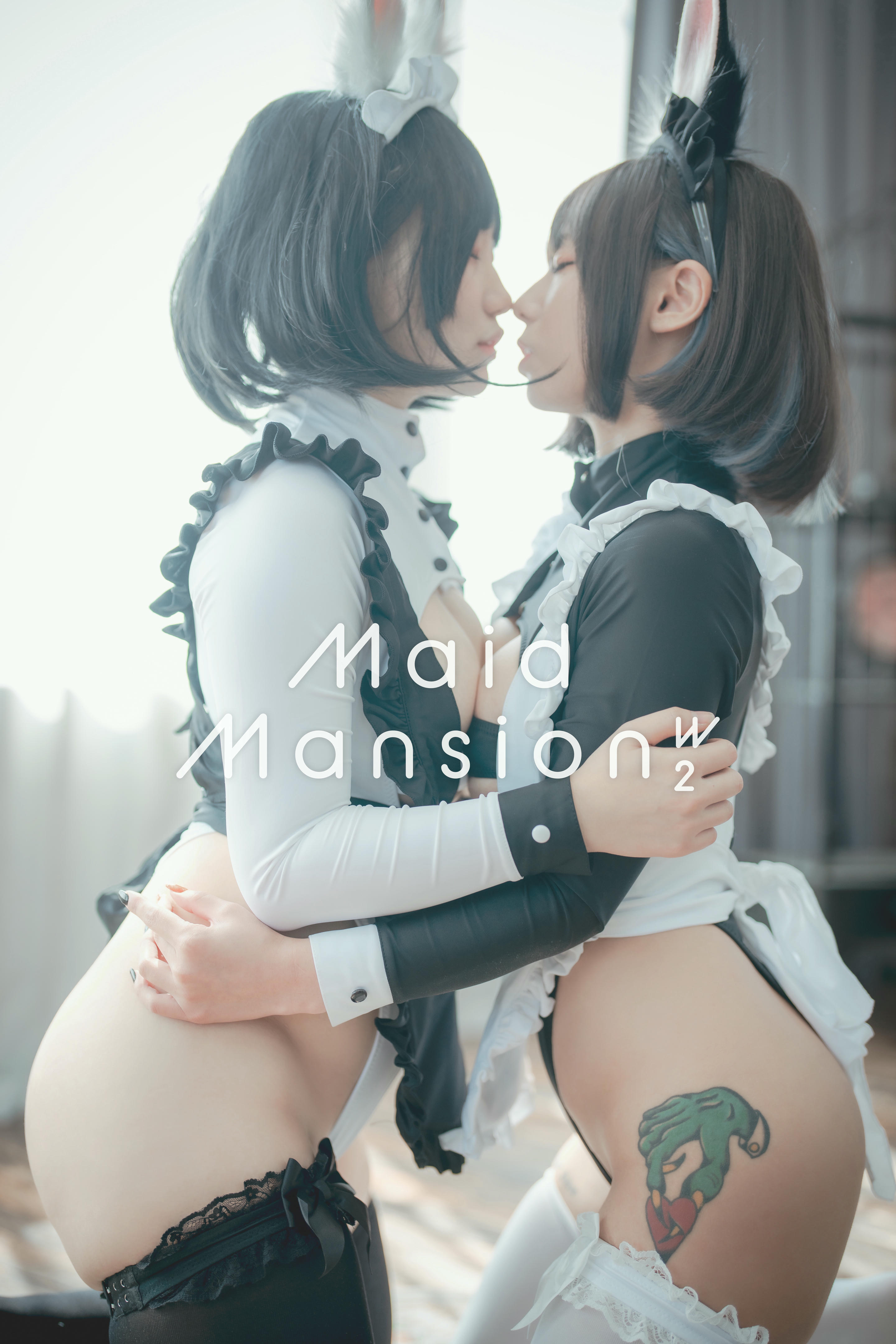 韩国美女-DJAWA Photo Vol.0200 - Maruemon (마루에몽) & Mimmi (밈미) - Maid Mansion W² [122P-2.12GB]-Normal_第1集