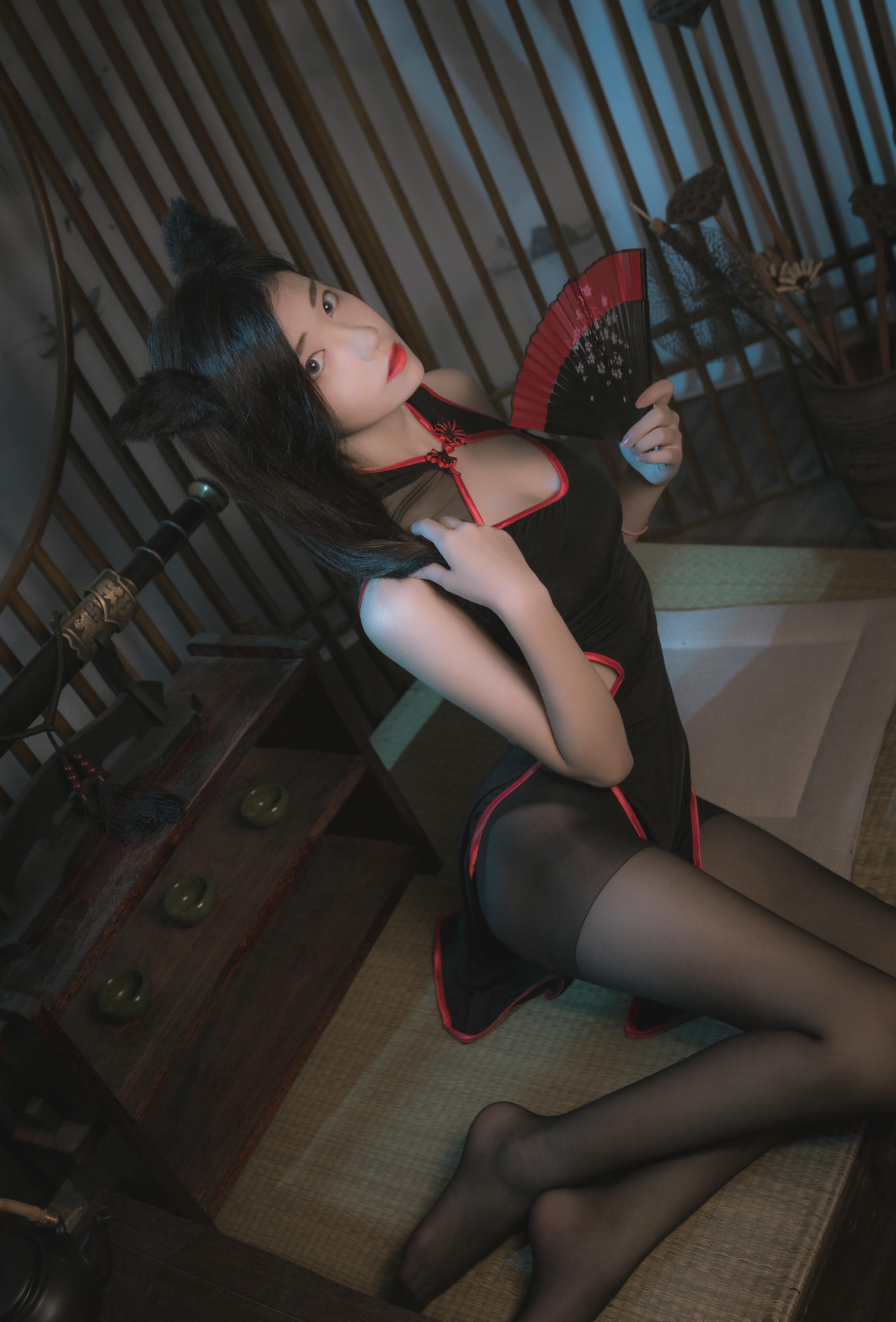 南桃Momoko NO.022 黑旗袍，福利向 [25P-33MB]_第1集