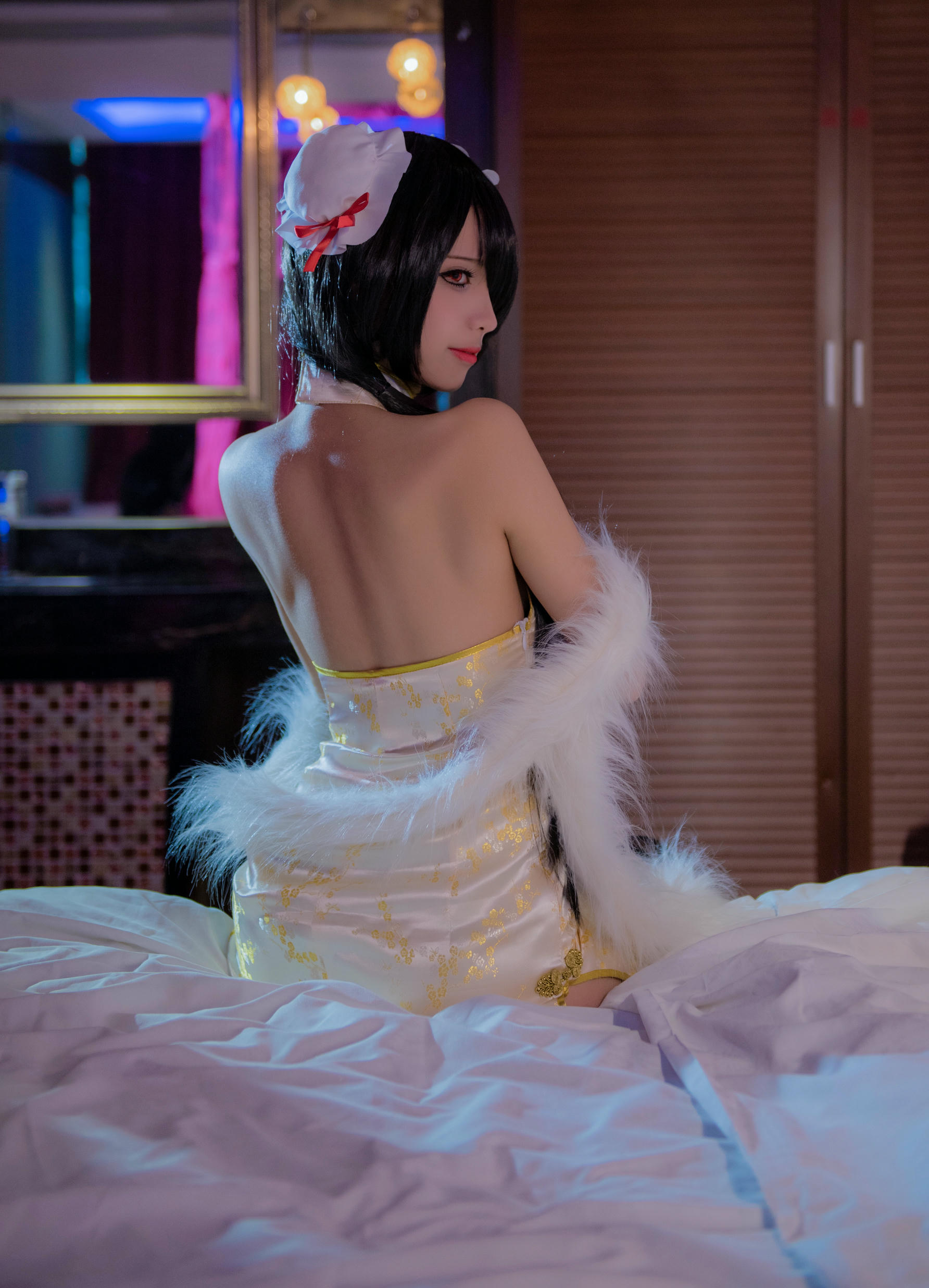 南桃Momoko NO.073-(维池i ) 约会大作战——狂三同人旗袍_第1集