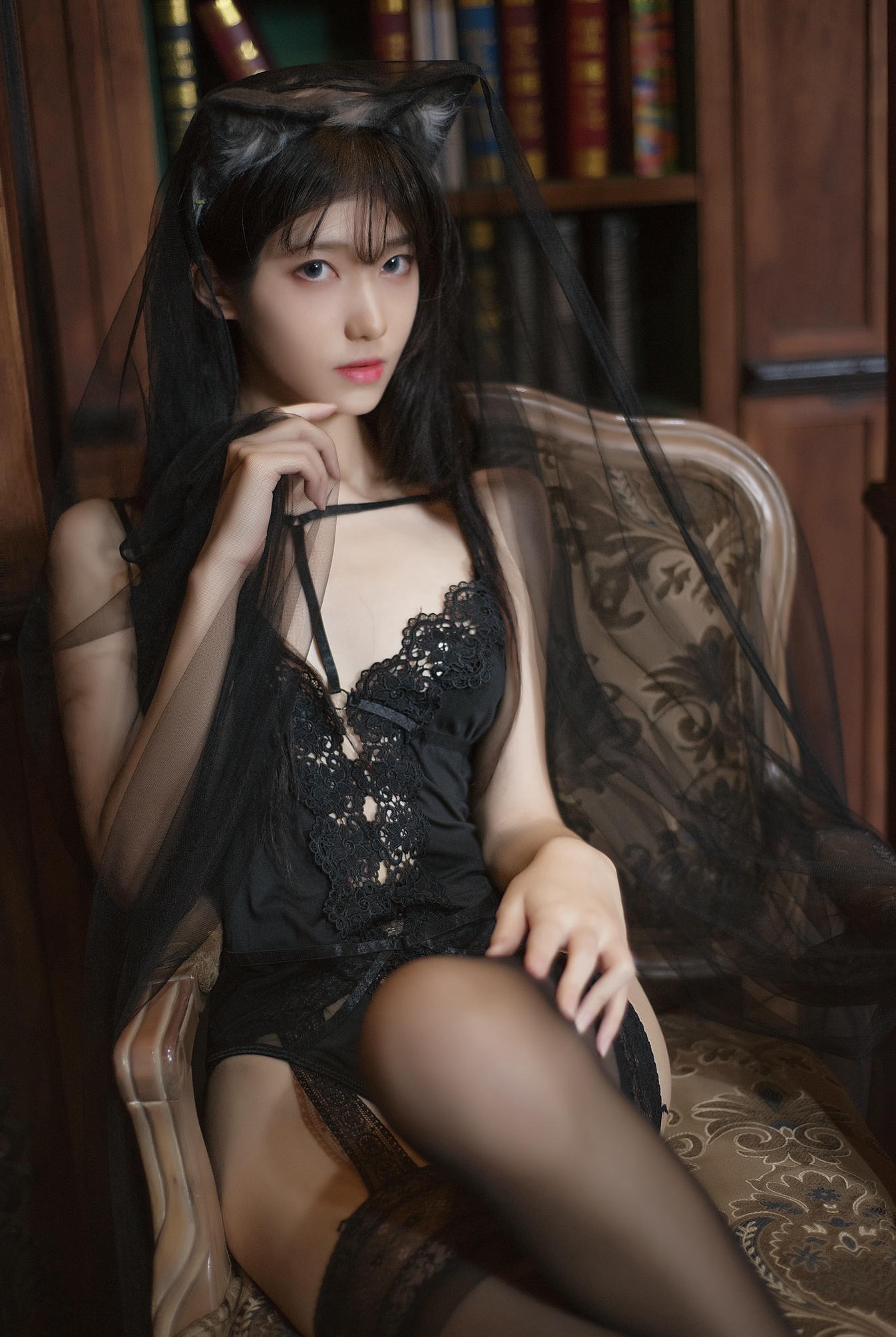 南桃Momoko NO.080 黑内衣福利向 [18P-55MB]_第1集