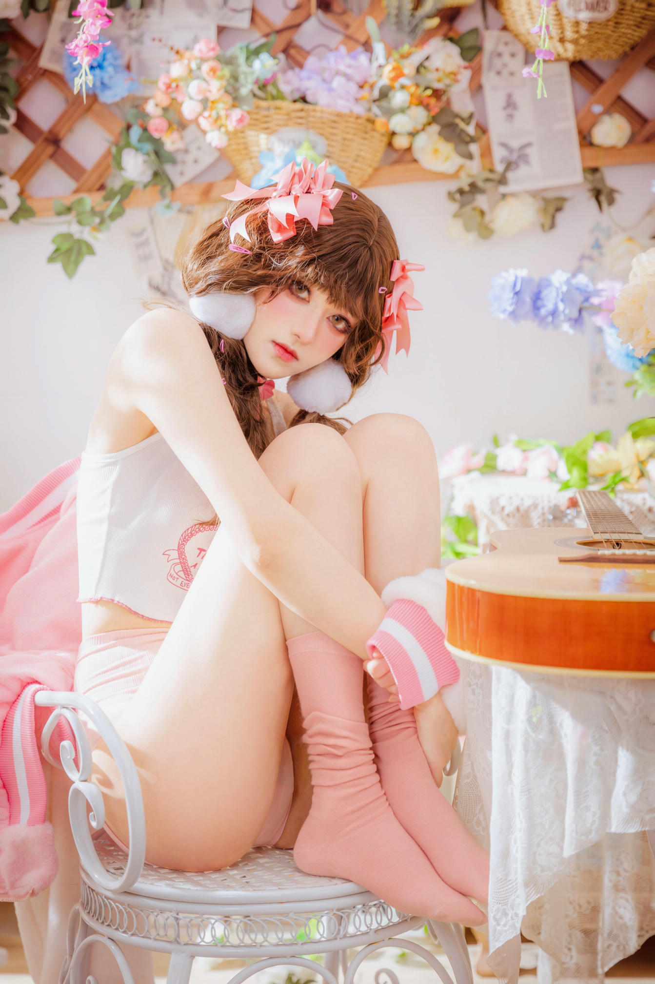 南桃Momoko NO.088 少女吉他与蝴蝶结 [28P-240MB]_第1集