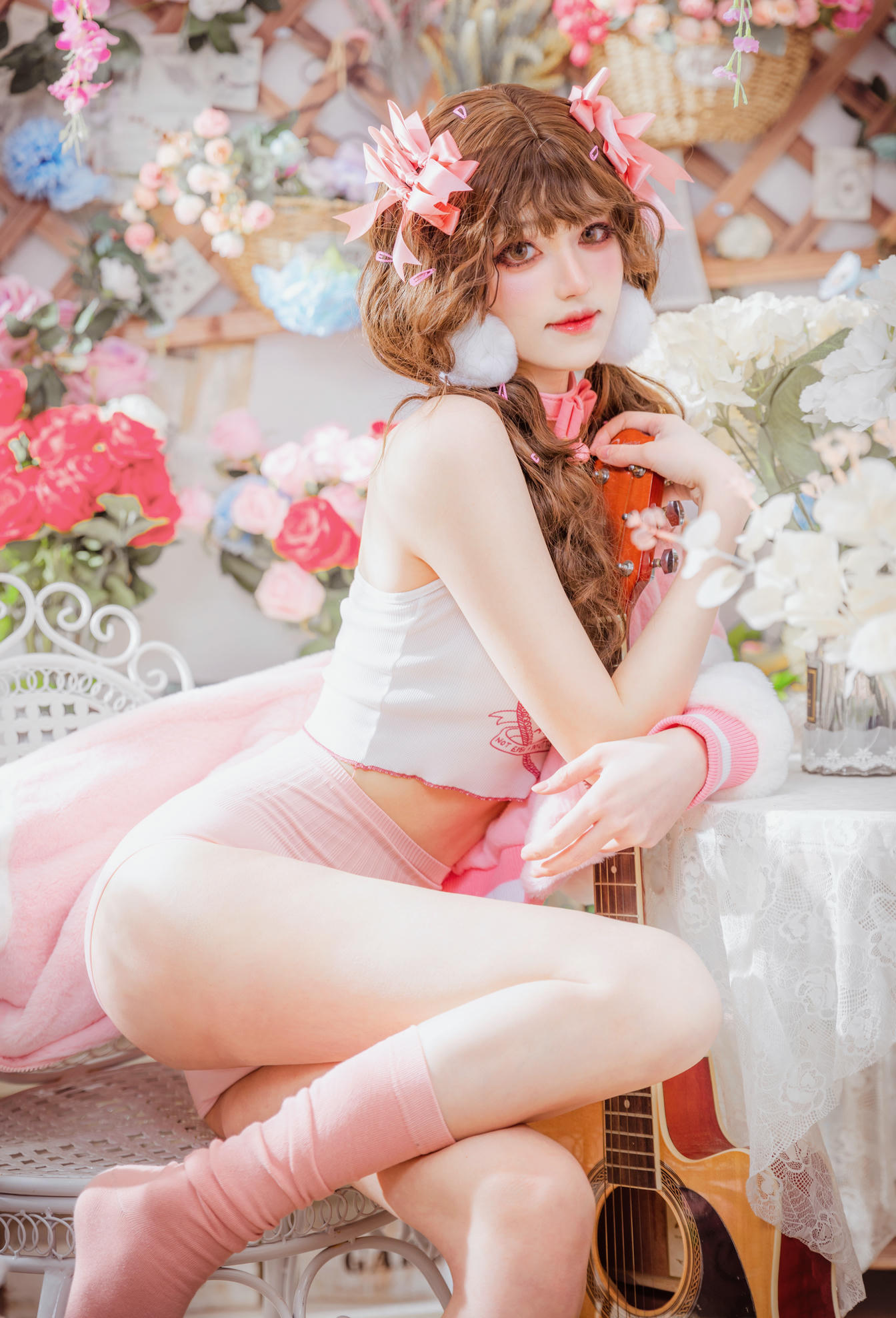 南桃Momoko NO.088 少女吉他与蝴蝶结 [28P-240MB]_第2集