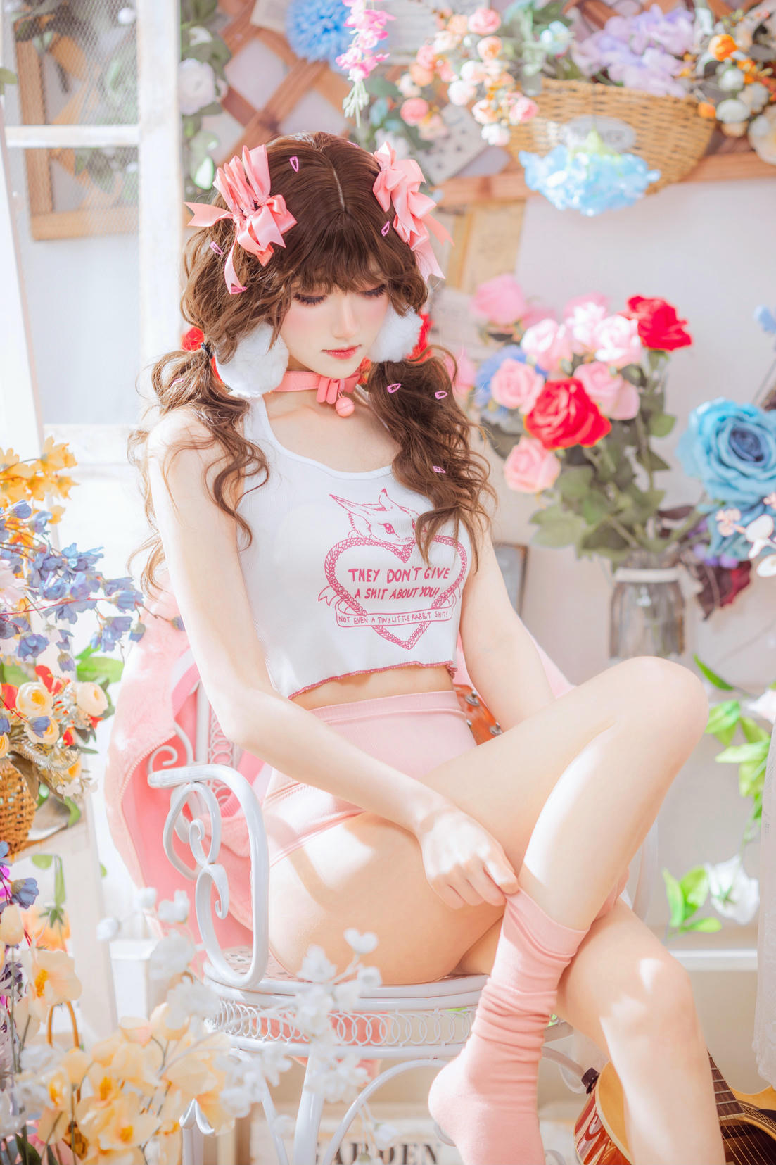 南桃Momoko NO.088 少女吉他与蝴蝶结 [28P-240MB]_第1集