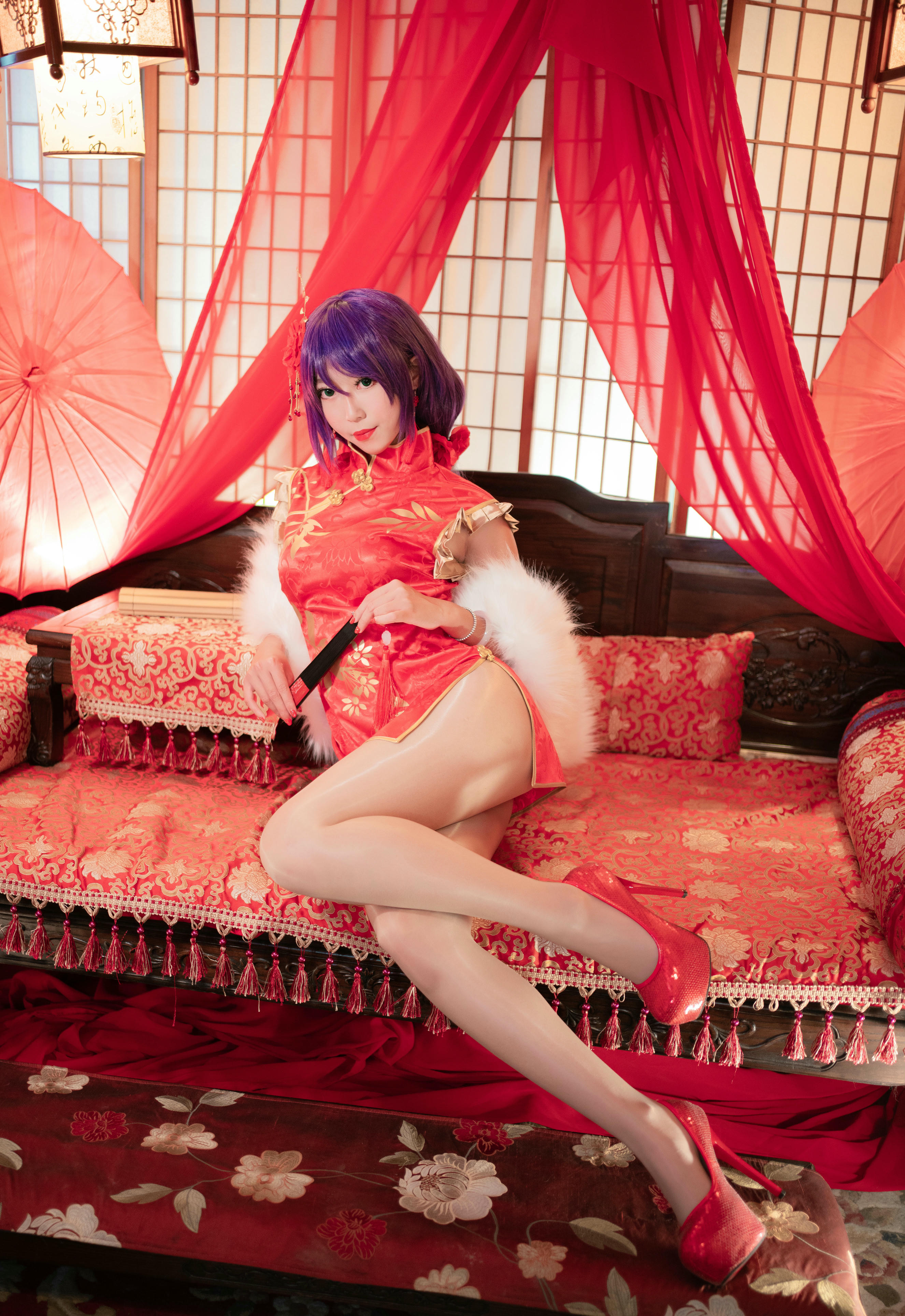 Money冷冷 NO.017 高雄红旗袍 [15P-195MB]_第1集