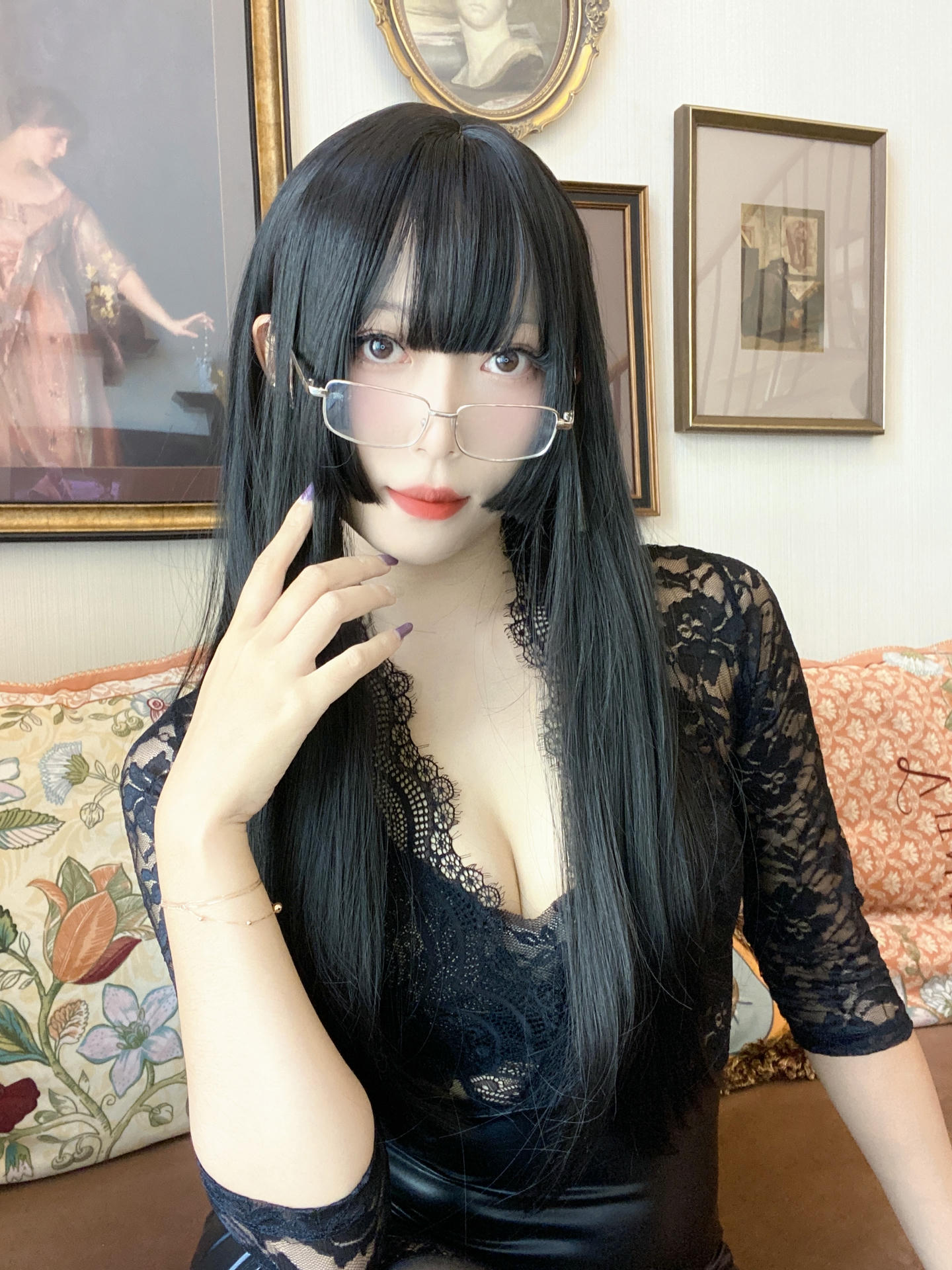Money冷冷 NO.022 黑蕾丝ol [48P2V 1.83GB]_第3集