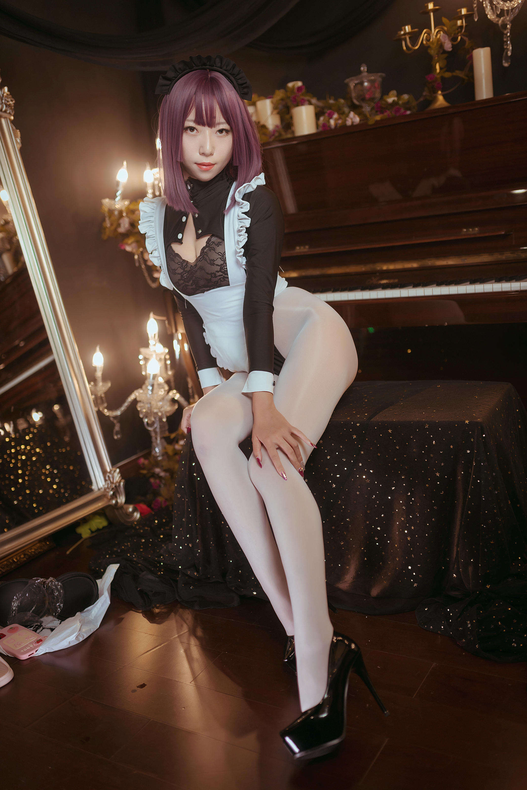 Money冷冷 NO.034 高叉女仆 [25P-361MB]_第1集