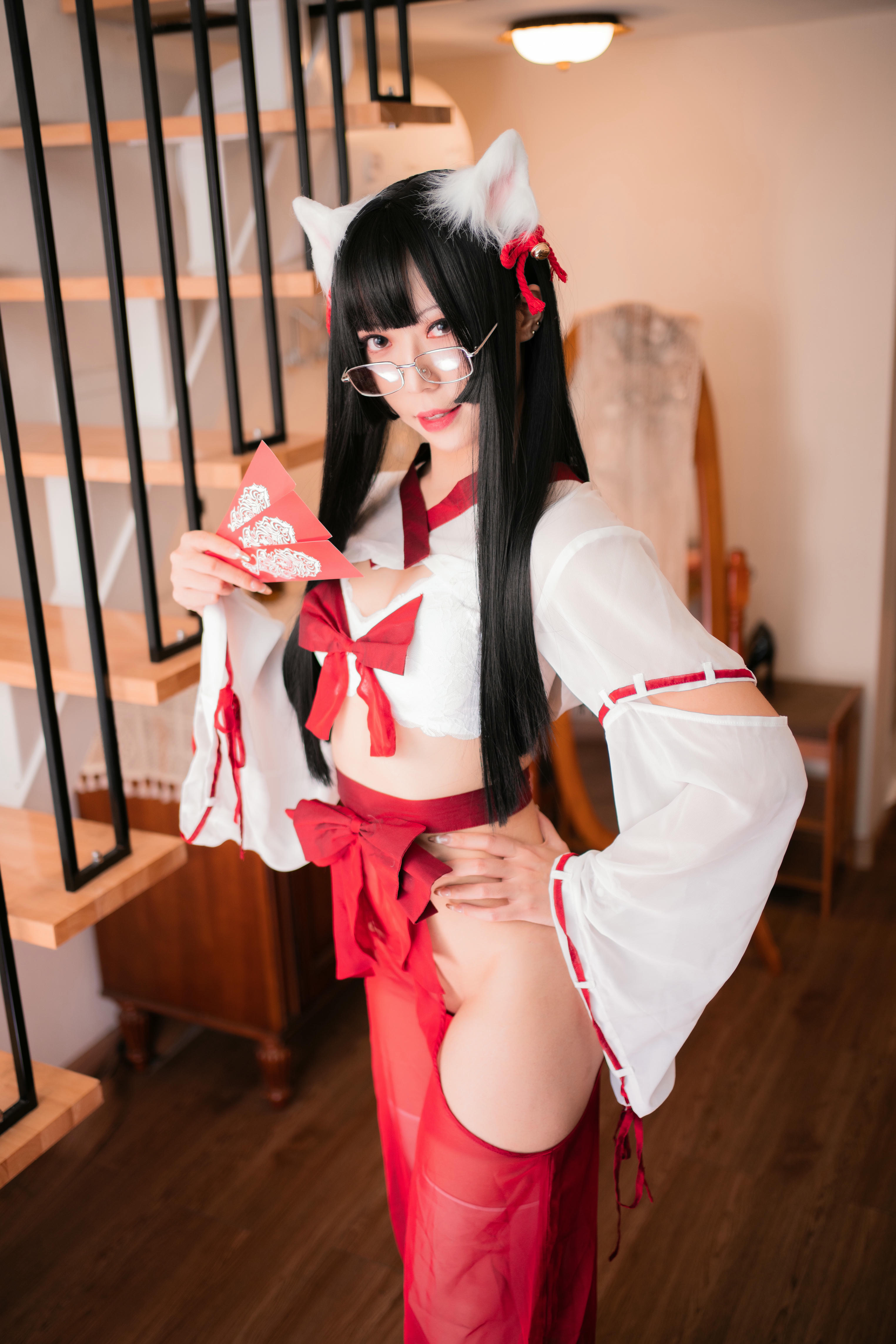 Money冷冷 NO.043 巫女 大图 [60P2V 2.34GB]_第1集