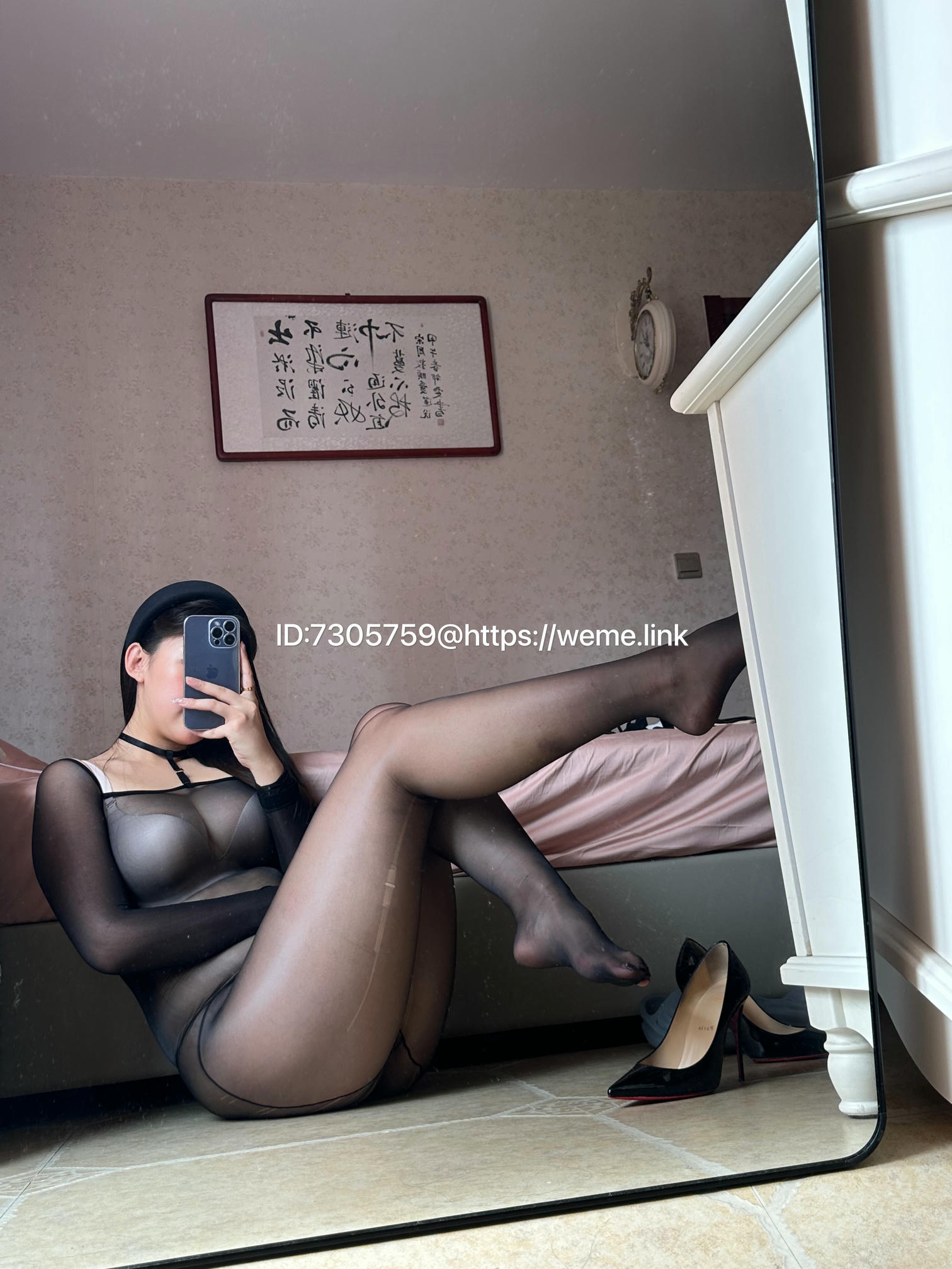 美邵女Baby NO.021 透明吊带连体丝袜 [61P 113M]_第2集