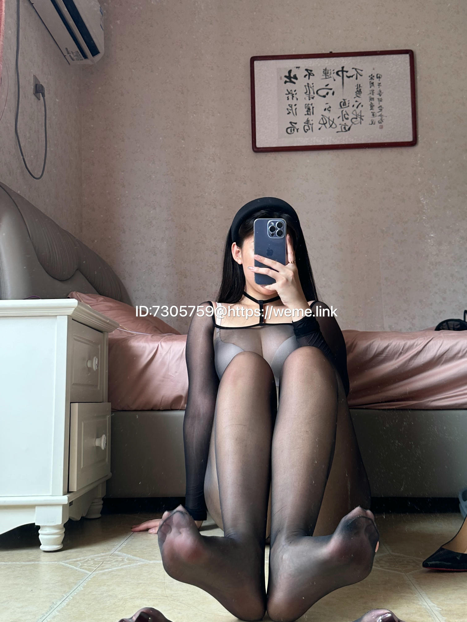 美邵女Baby NO.021 透明吊带连体丝袜 [61P 113M]_第2集