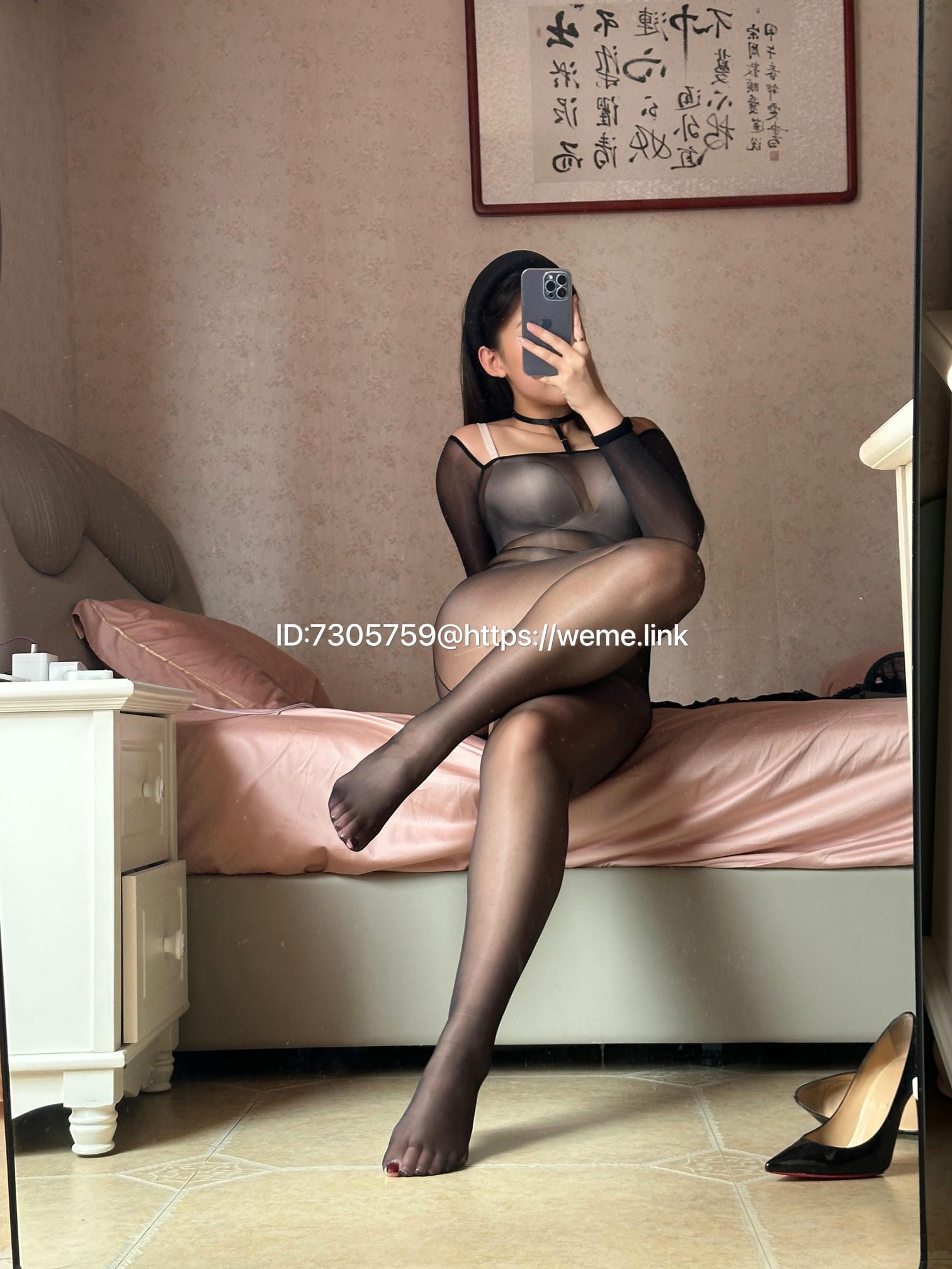 美邵女Baby NO.021 透明吊带连体丝袜 [61P 113M]_第3集