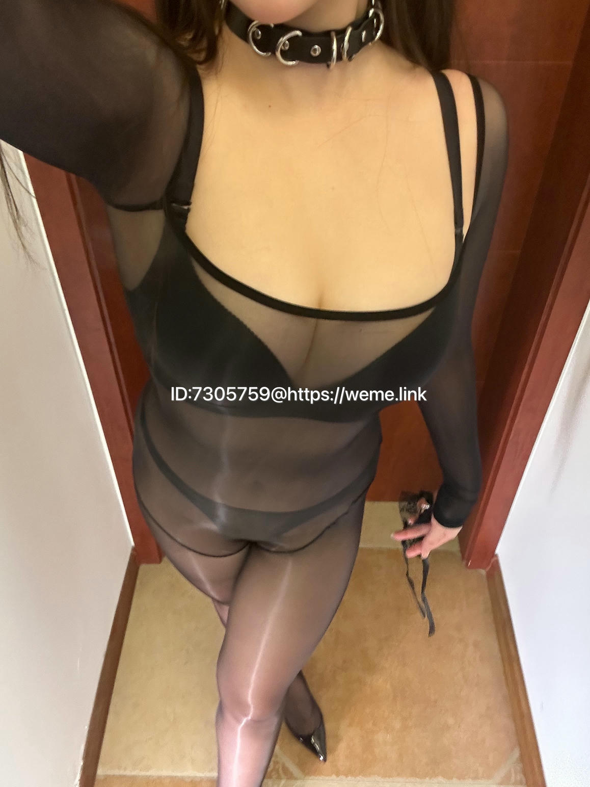 美邵女Baby NO.025 油亮黑丝连体 [60P 106M]_第1集
