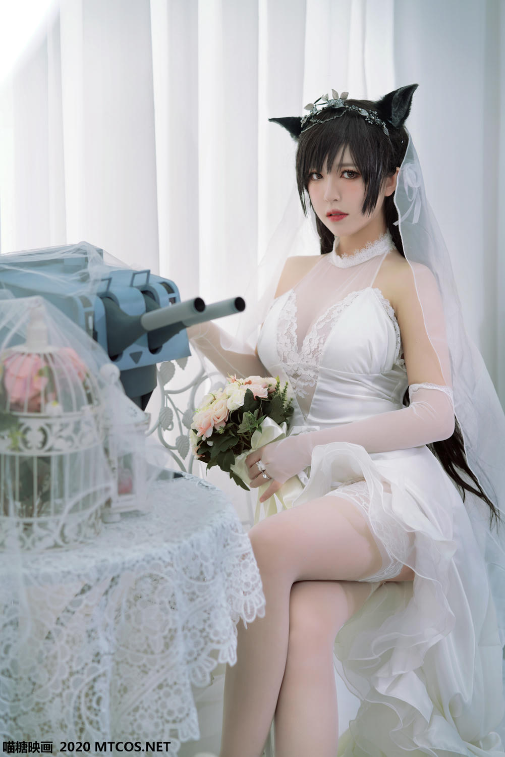 [喵糖映画] VOL.115 婚纱爱宕[41P／148M]_第1集