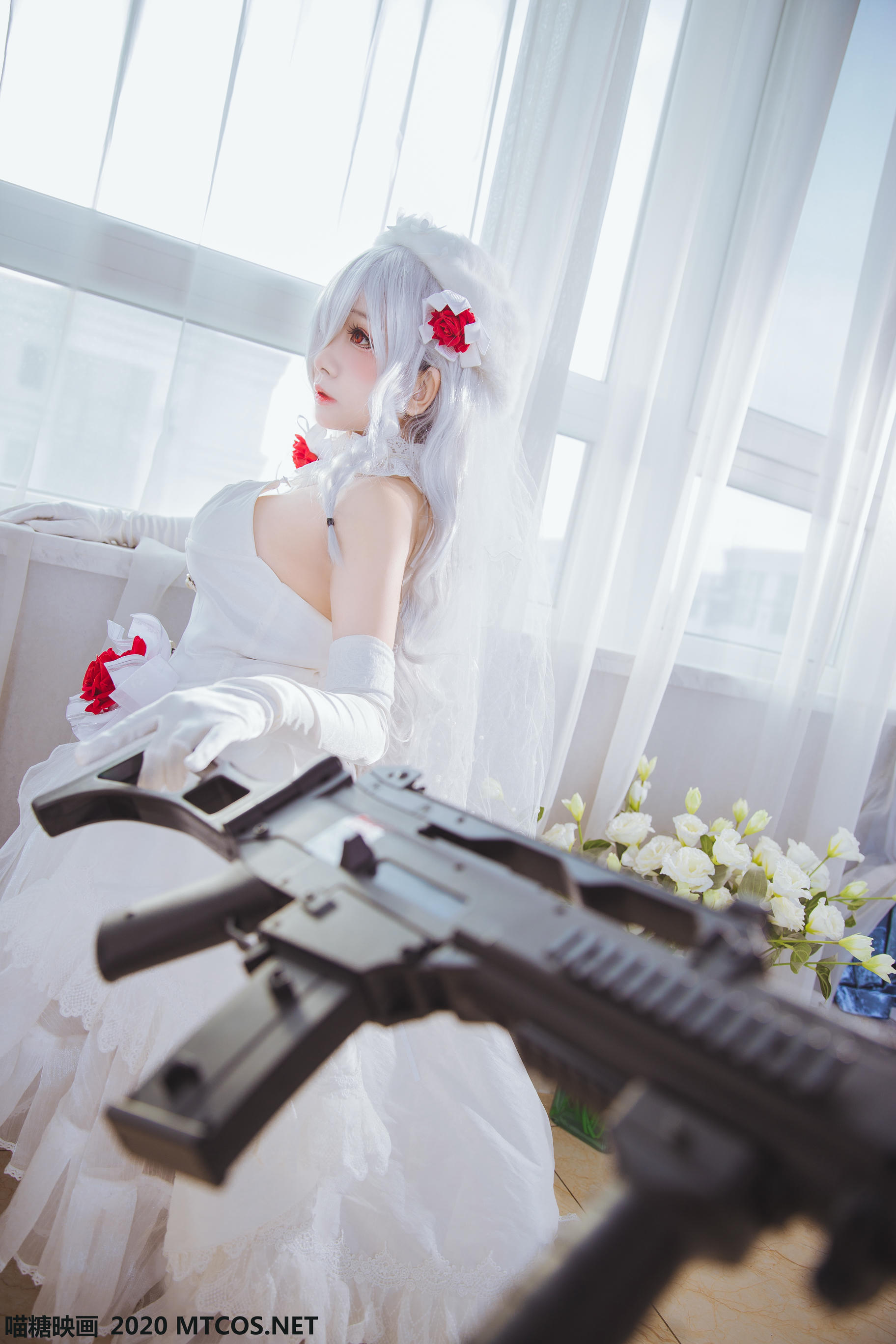 [喵糖映画] VOL.123 花嫁COS[40P／479M]_第1集