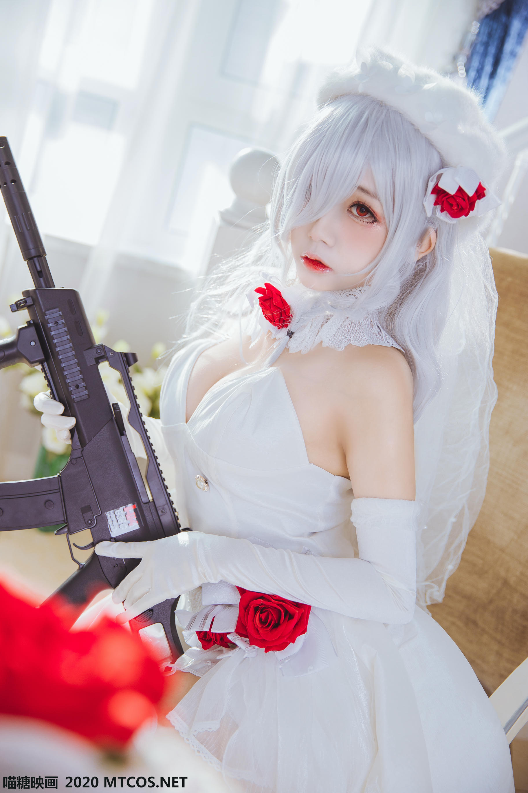 [喵糖映画] VOL.123 花嫁COS[40P／479M]_第1集