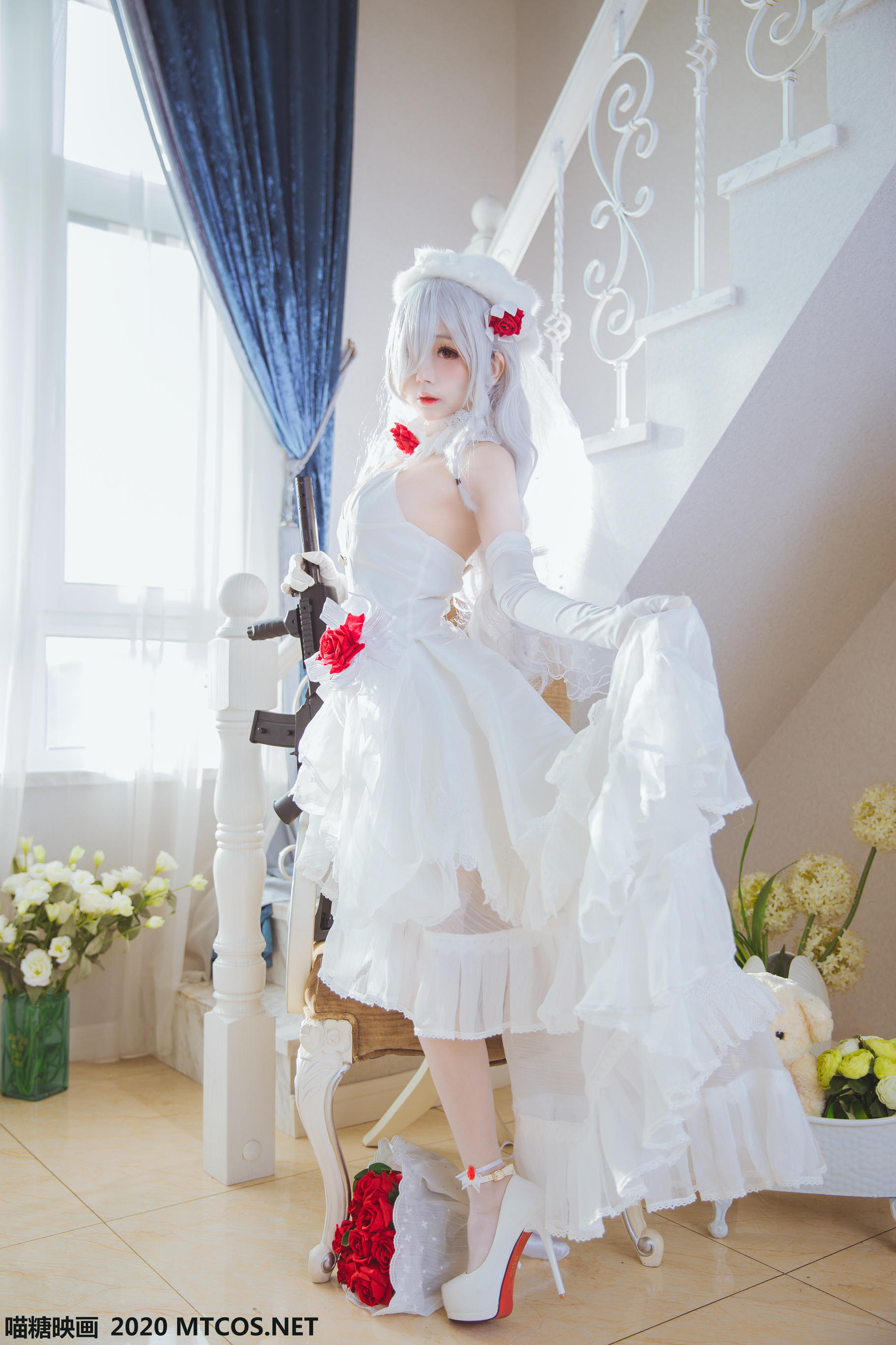 [喵糖映画] VOL.123 花嫁COS[40P／479M]_第1集