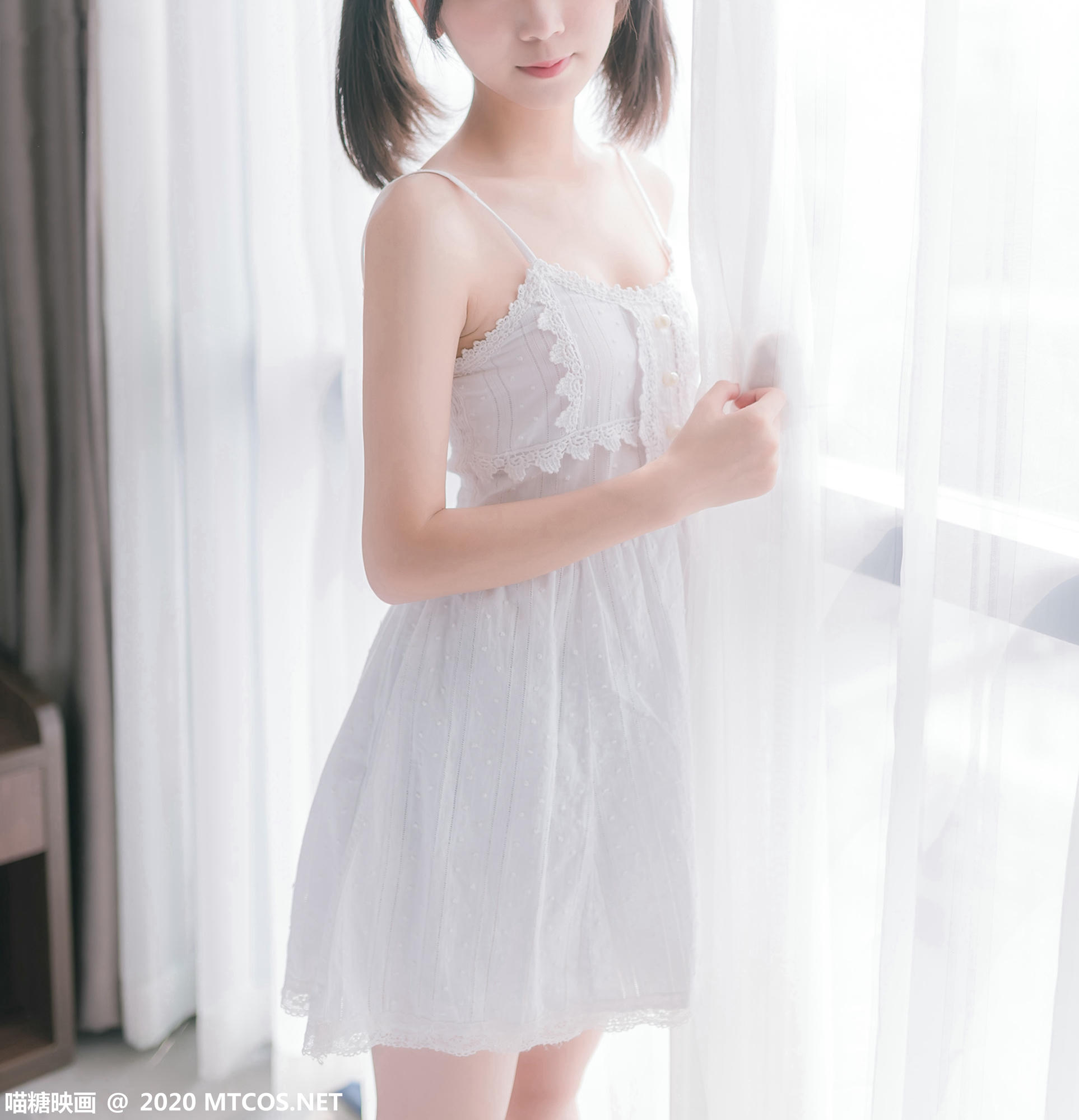 [喵糖映画] VOL.177 白裙少女[47P／233M]_第1集