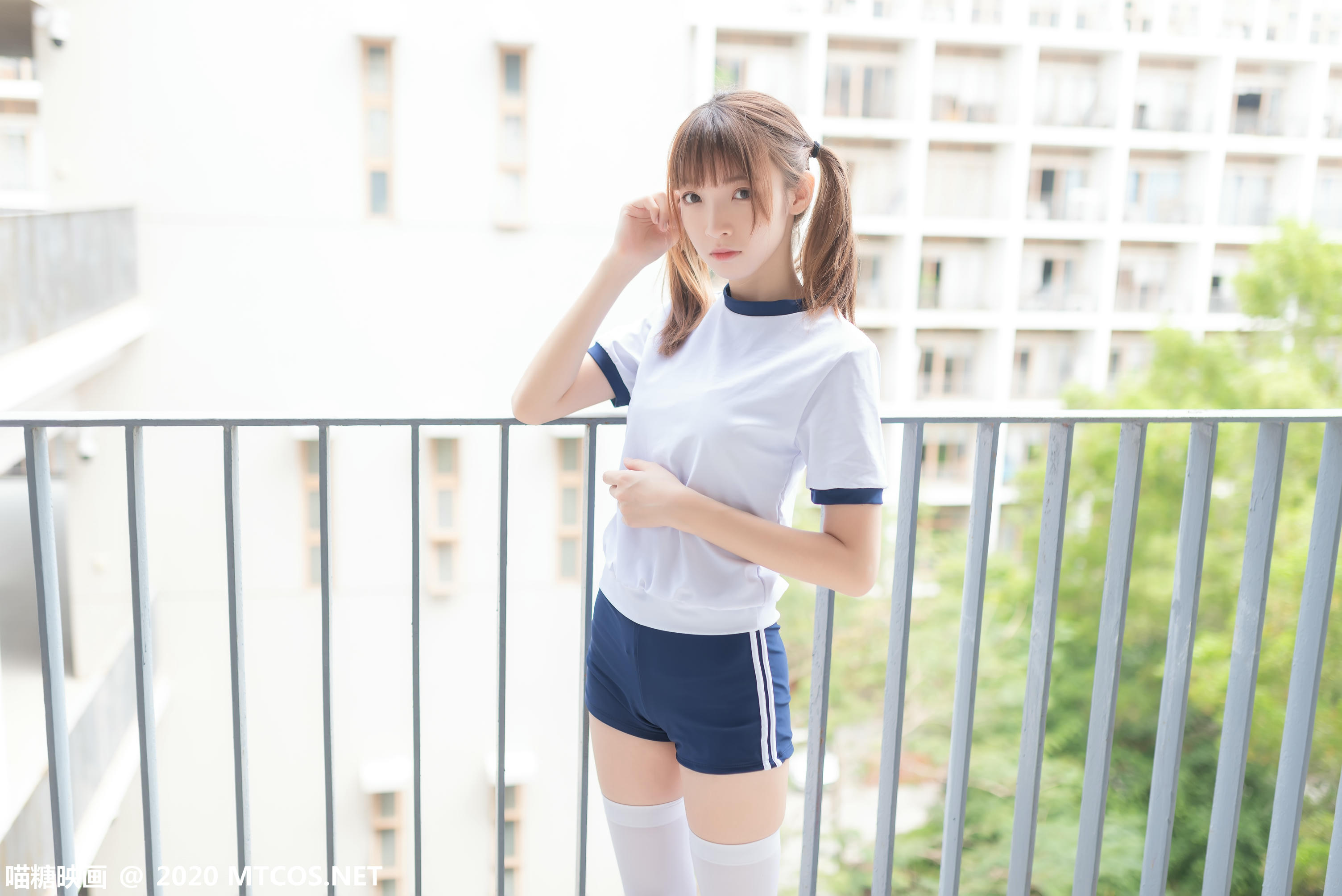 [喵糖映画] VOL.182 白袜体操服[50P／325M]_第1集