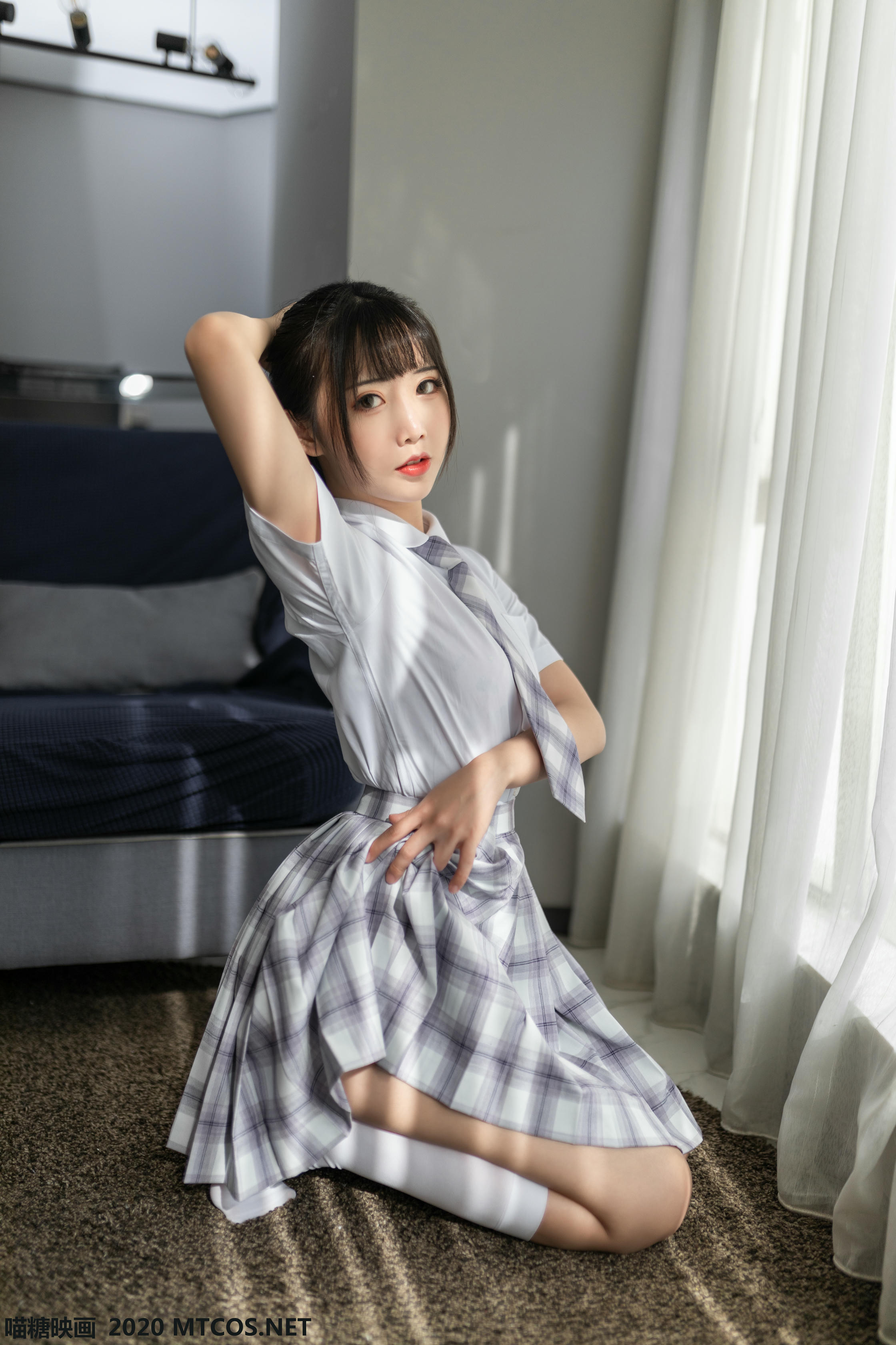 [喵糖映画] JKL.001 制服少女[35P／586M]_第1集