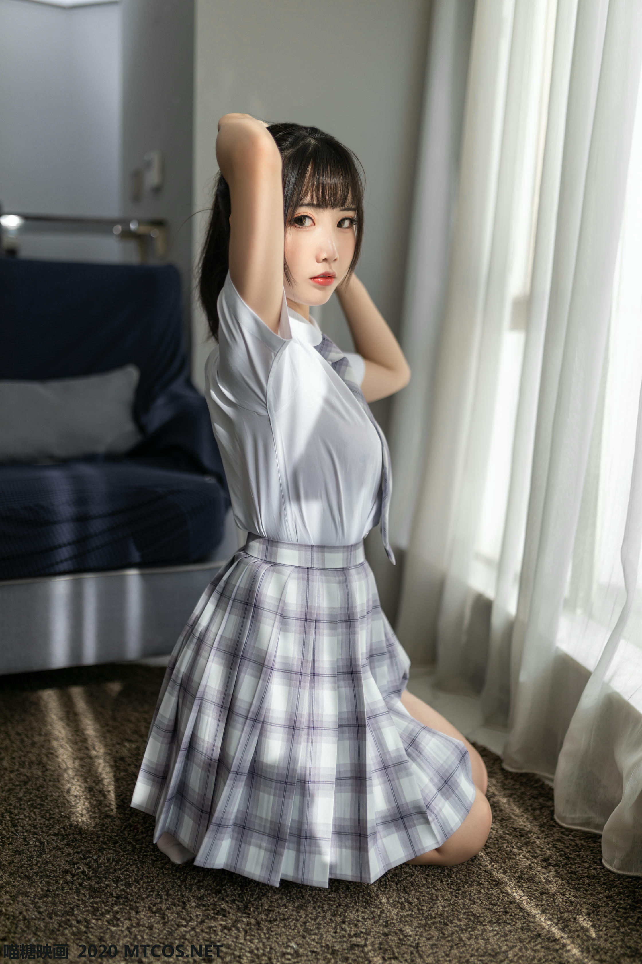 [喵糖映画] JKL.001 制服少女[35P／586M]_第1集
