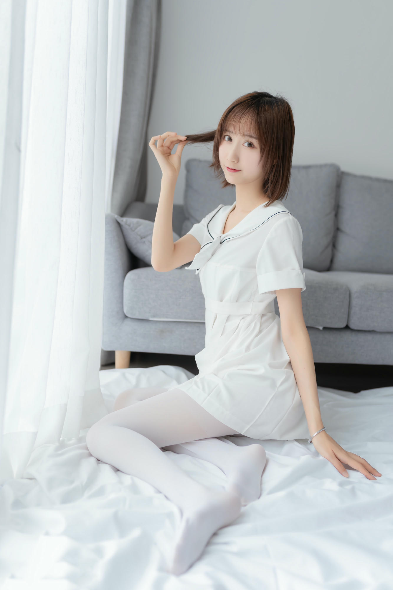 [喵糖映画] VOL.271 纯色白裙[39P／112MB]_第1集