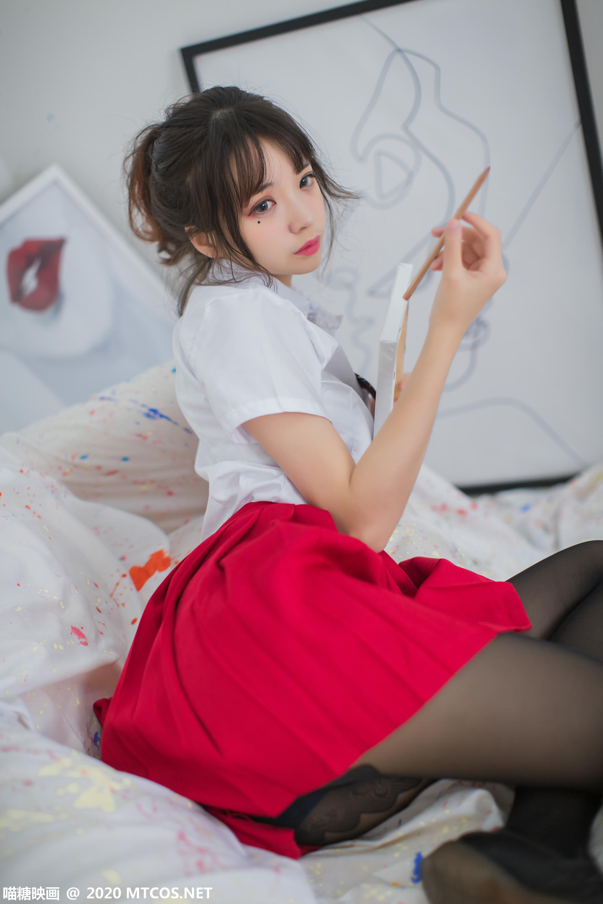 [喵糖映画] VOL.319 画室少女[23P／275MB]_第1集