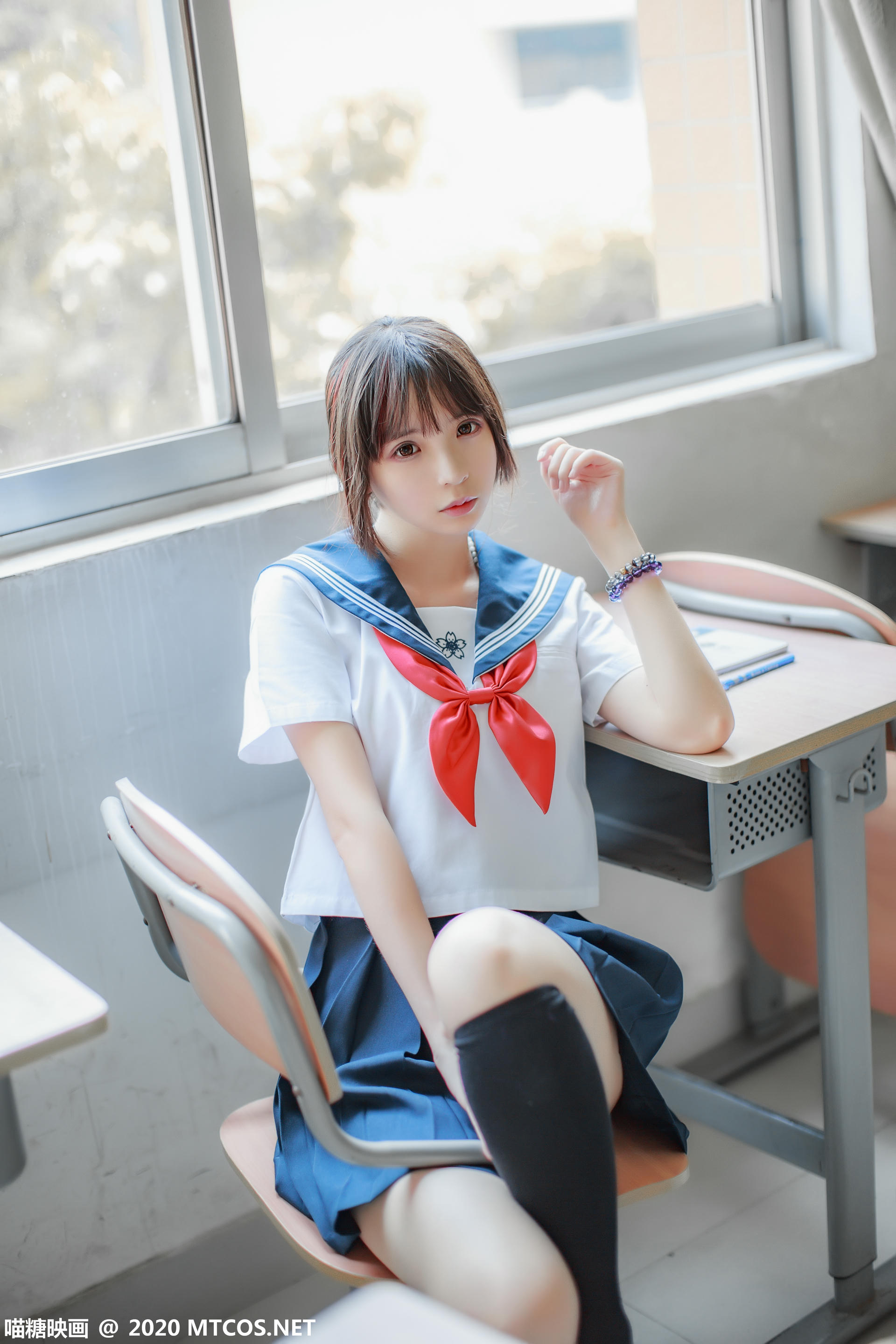 [喵糖映画] VOL.340 同桌的水手服[33P／519MB]_第1集